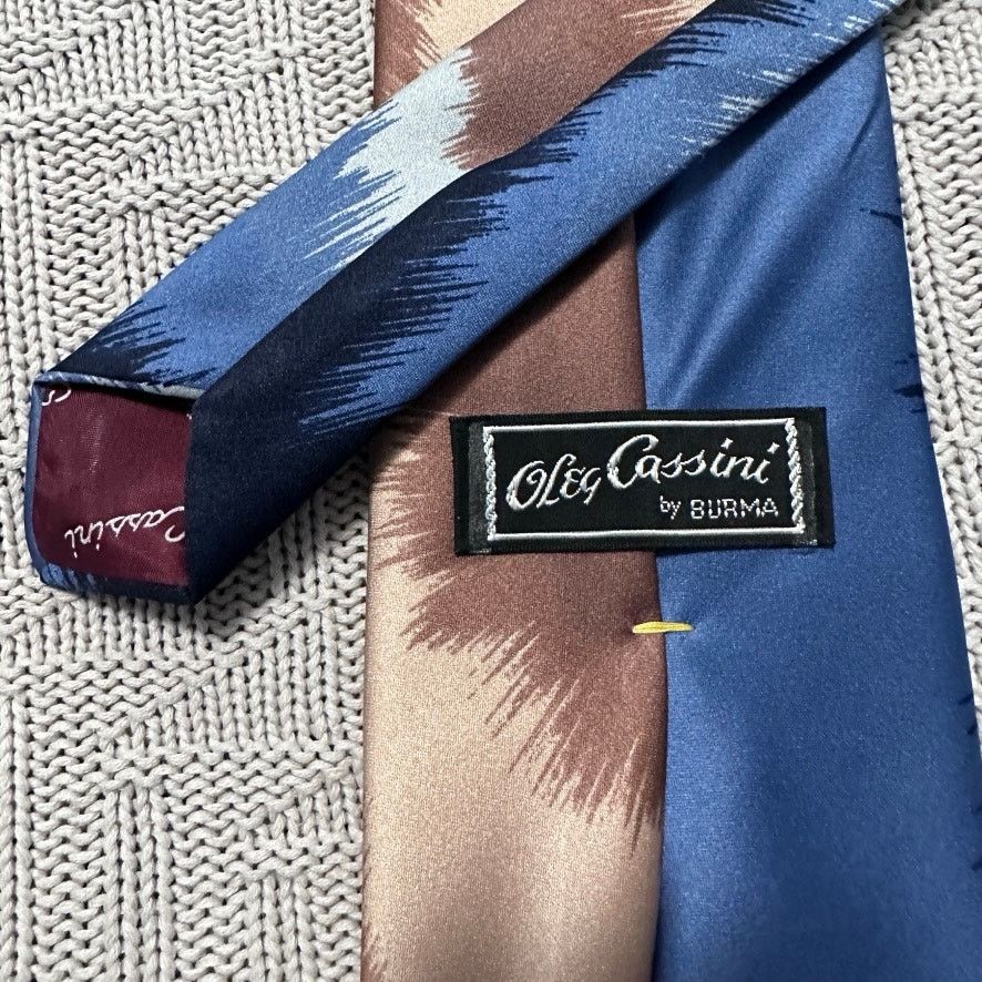 Oleg Cassini Vintage Oleg Cassini blue ombre starburst tie Size ONE SIZE - 3 Thumbnail