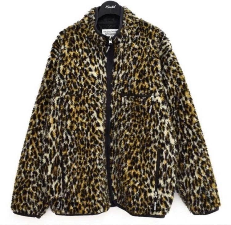 Wacko Maria Wacko Maria Leopard Print Fleece Jacket M Size - dmc Size US M / EU 48-50 / 2 - 1 Thumbnail