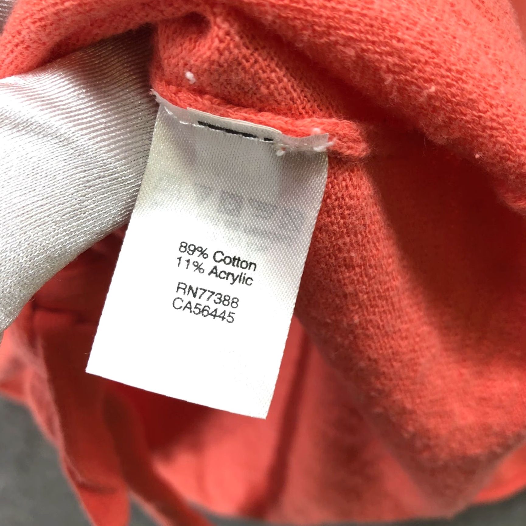J.Crew J.CREW Lightweight Sweater Coral S Tie Front Knit Top Wide Sleeve Womens S Pullover Knit Beach Casual Round Neck 3/4 Sleeve Cotton Blend Size S / US 4 / IT 40 - 7 Thumbnail