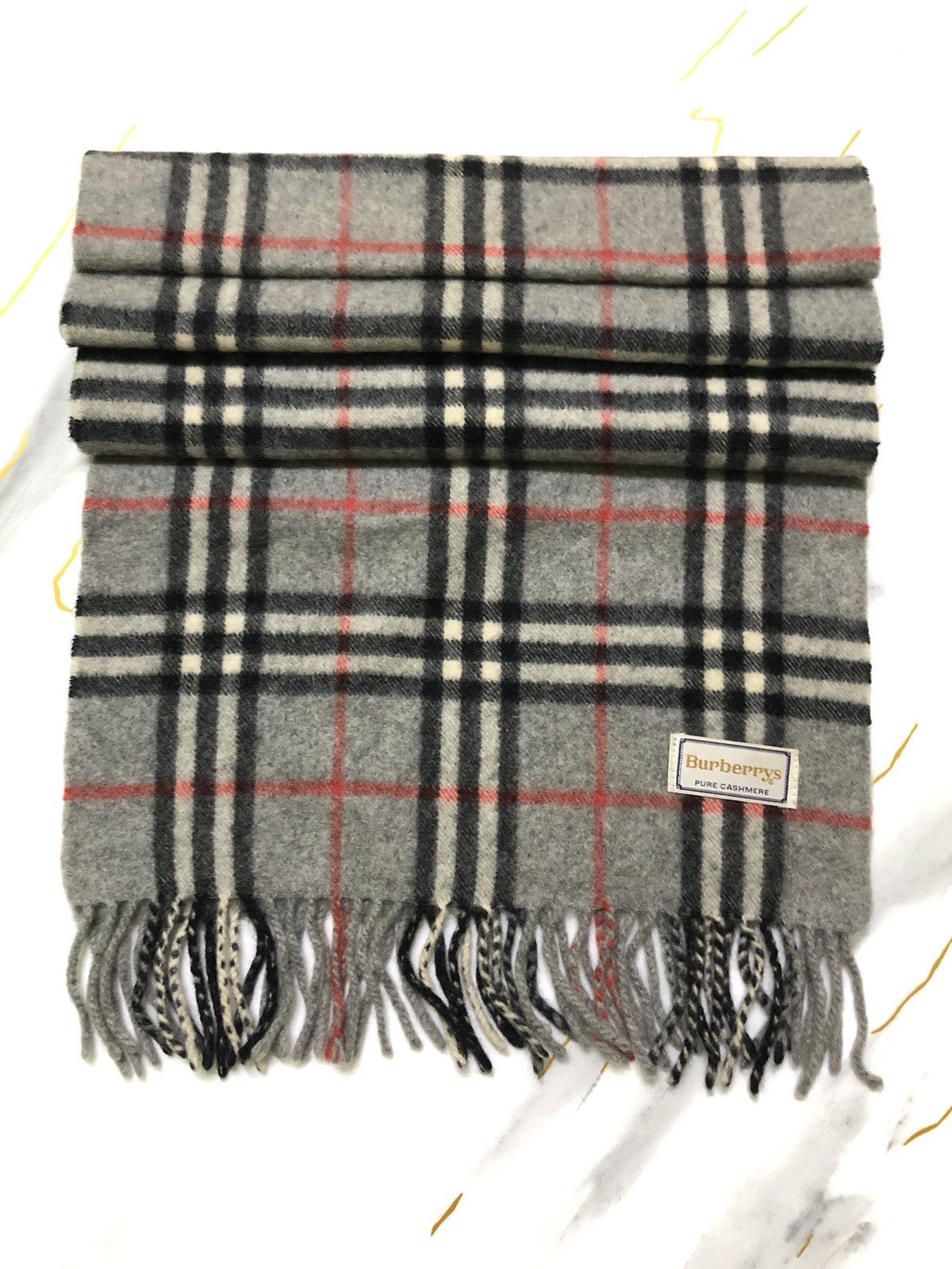 Burberry Vintage Burberry Muffler Scarf -(SC0049) Size ONE SIZE - 3 Thumbnail