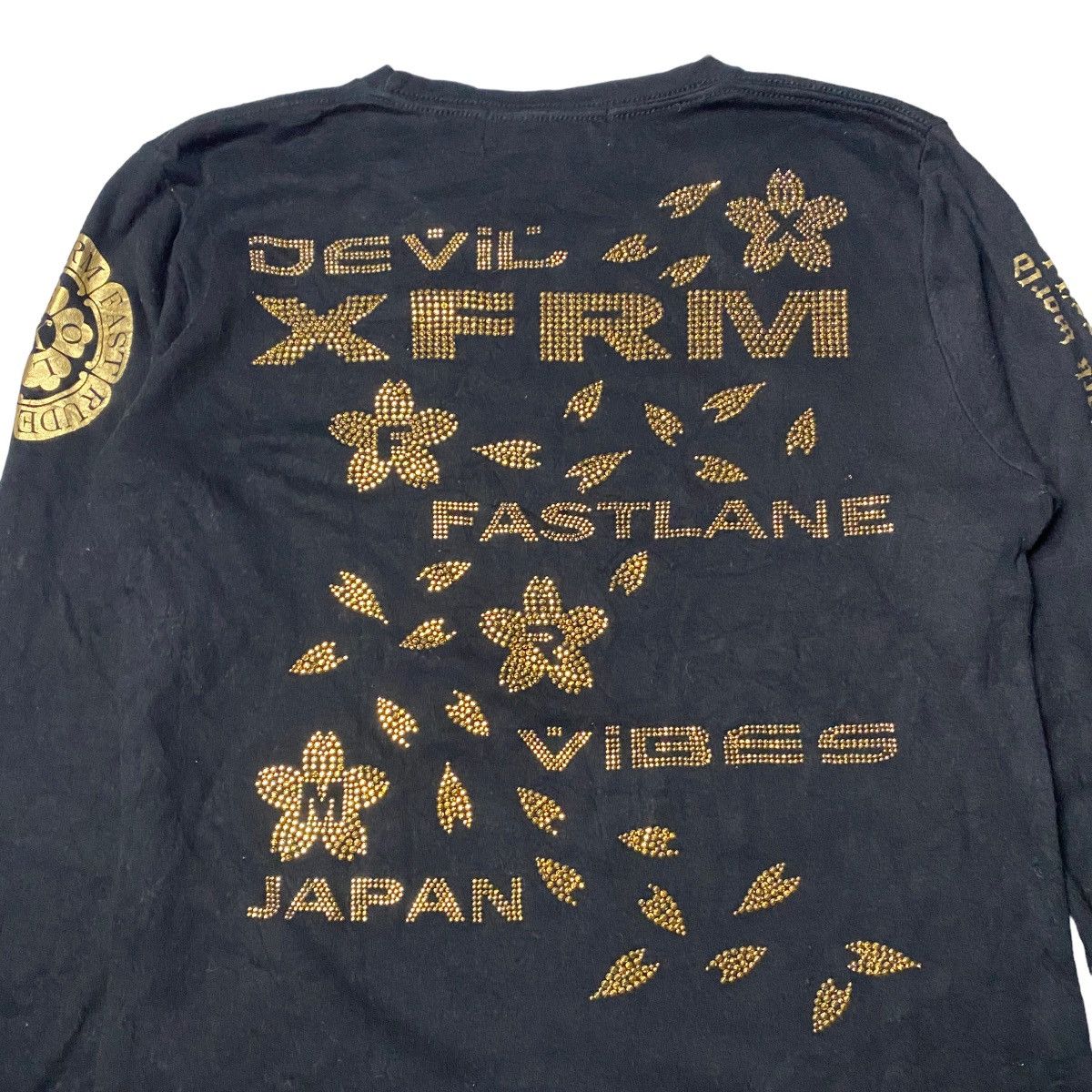 Hysteric Glamour × If Six Was Nine × Japanese Brand 2000's Xfrm Devil Nippon Poem Longsleeve Size US S / EU 44-46 / 1 - 3 Thumbnail