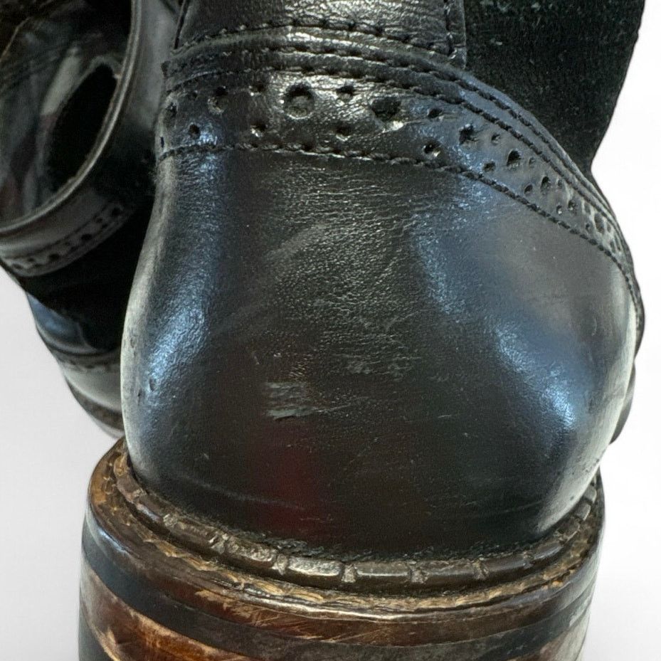 Johnston & Murphy Johnston & Murphy Black Suede Wingtip Chukka Boots Men sz 8 Size US 8 / EU 41 - 5 Thumbnail