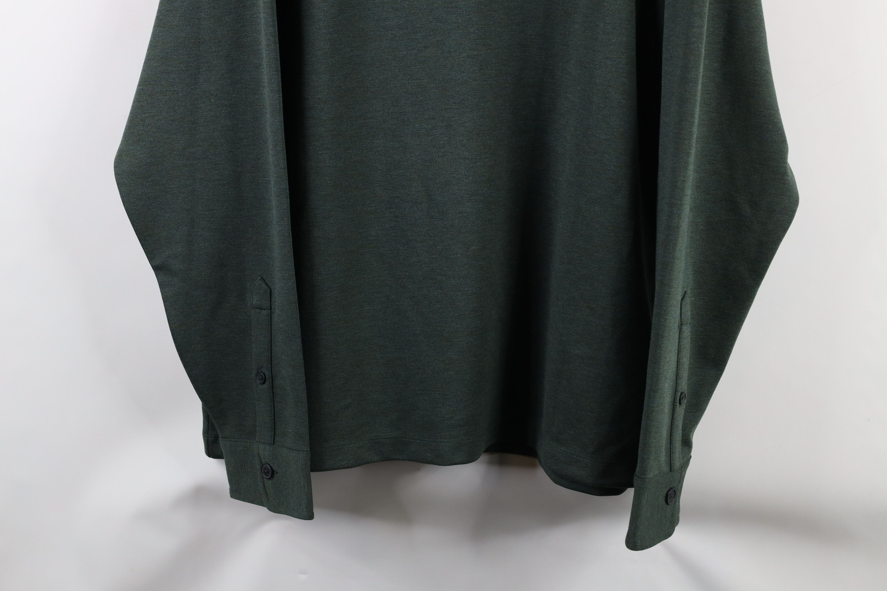 Brooks Brothers × Vintage Brooks Brothers Rayon Blend Knit Henley Sweater Green Size US XL / EU 56 / 4 - 3 Thumbnail