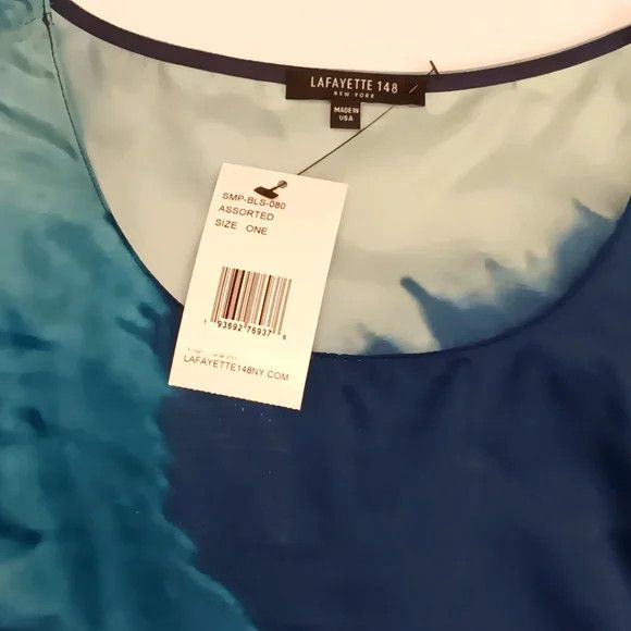 Lafayette 148 LAFAYETTE 148 Sleeveless Adela Silk Moon Blouse - Small Size S / US 4 / IT 40 - 10 Thumbnail