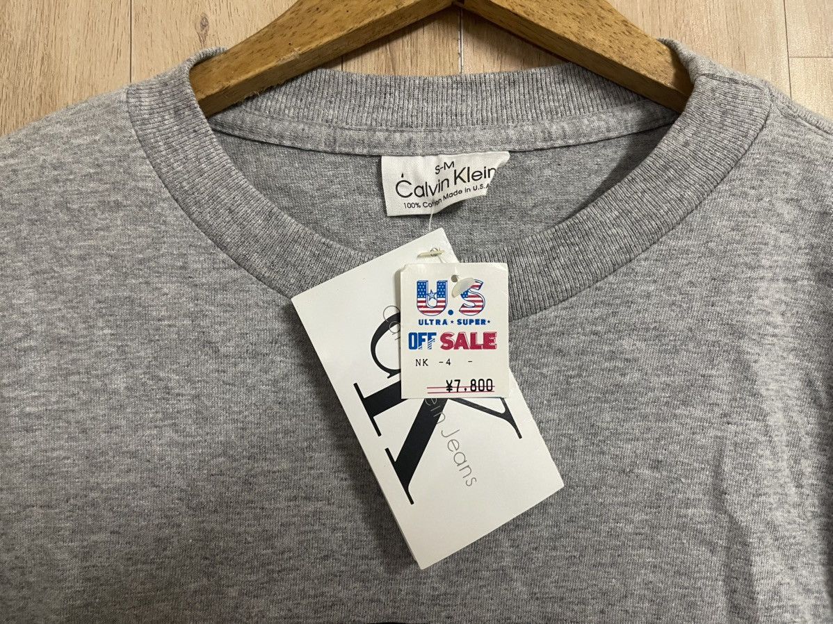 Calvin Klein 205W39NYC Vintage Calvin Klien LS T Shirt Size M Made in USA Spellout Size US M / EU 48-50 / 2 - 3 Thumbnail
