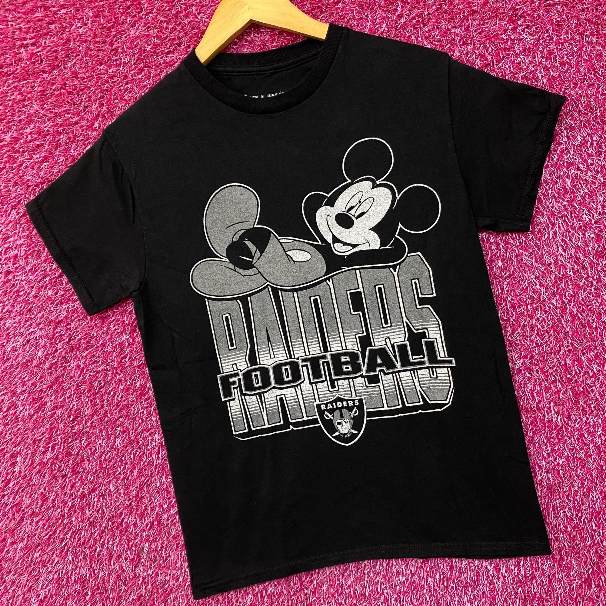 Disney Disney x Junk Food NFL Football Raiders Mickey Mouse T-Shirt Size US XS / EU 42 / 0 - 3 Thumbnail