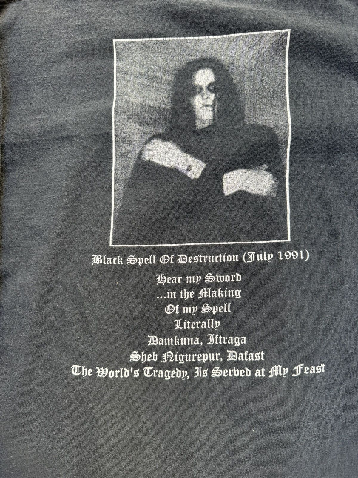 Band Tees Vintage Y2K 2004 Burzum Longsleeve Shirt Size US L / EU 52-54 / 3 - 4 Thumbnail