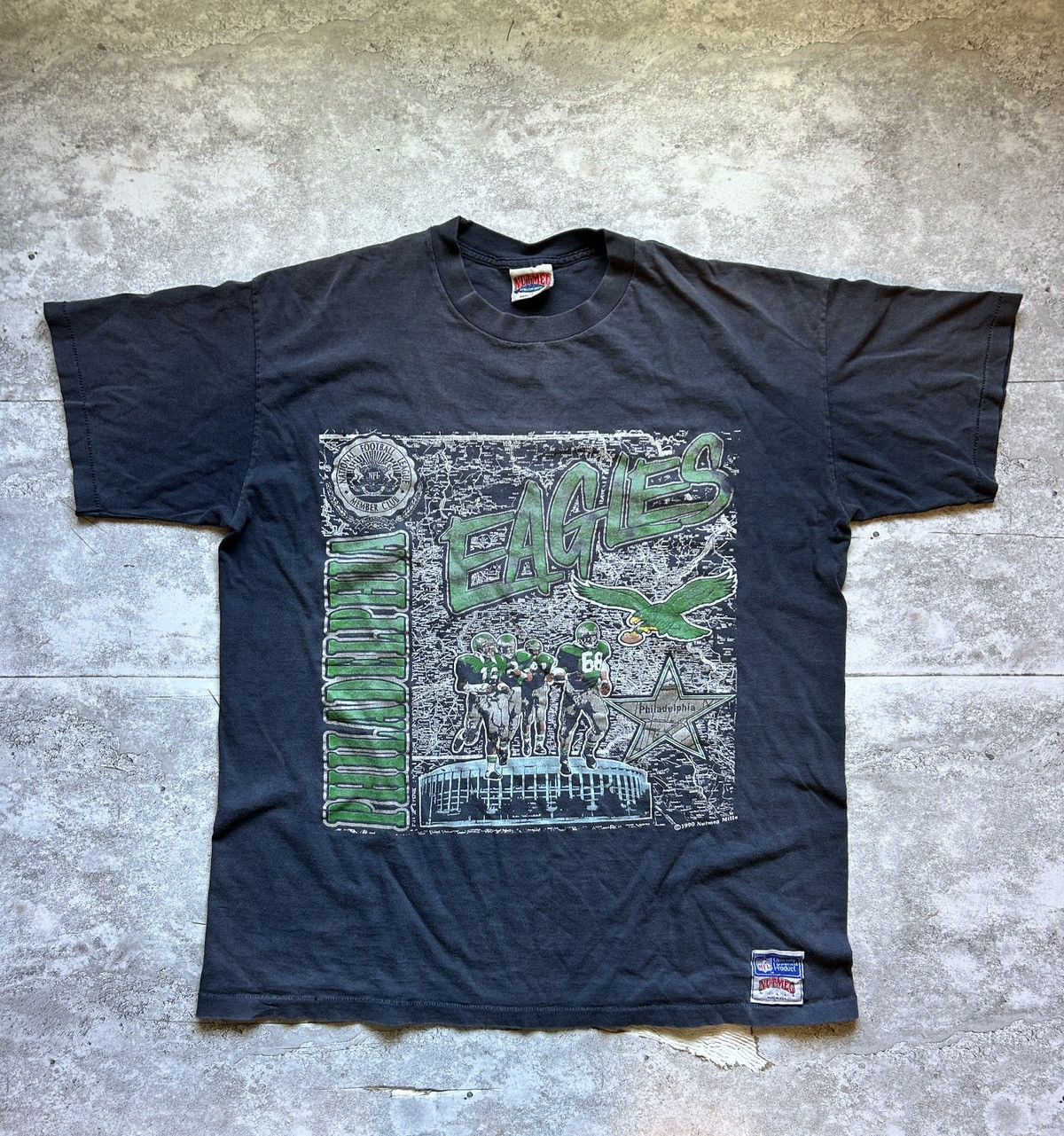 Vintage Philadelphia Eagles Nutmeg Veterans Stadium Shirt