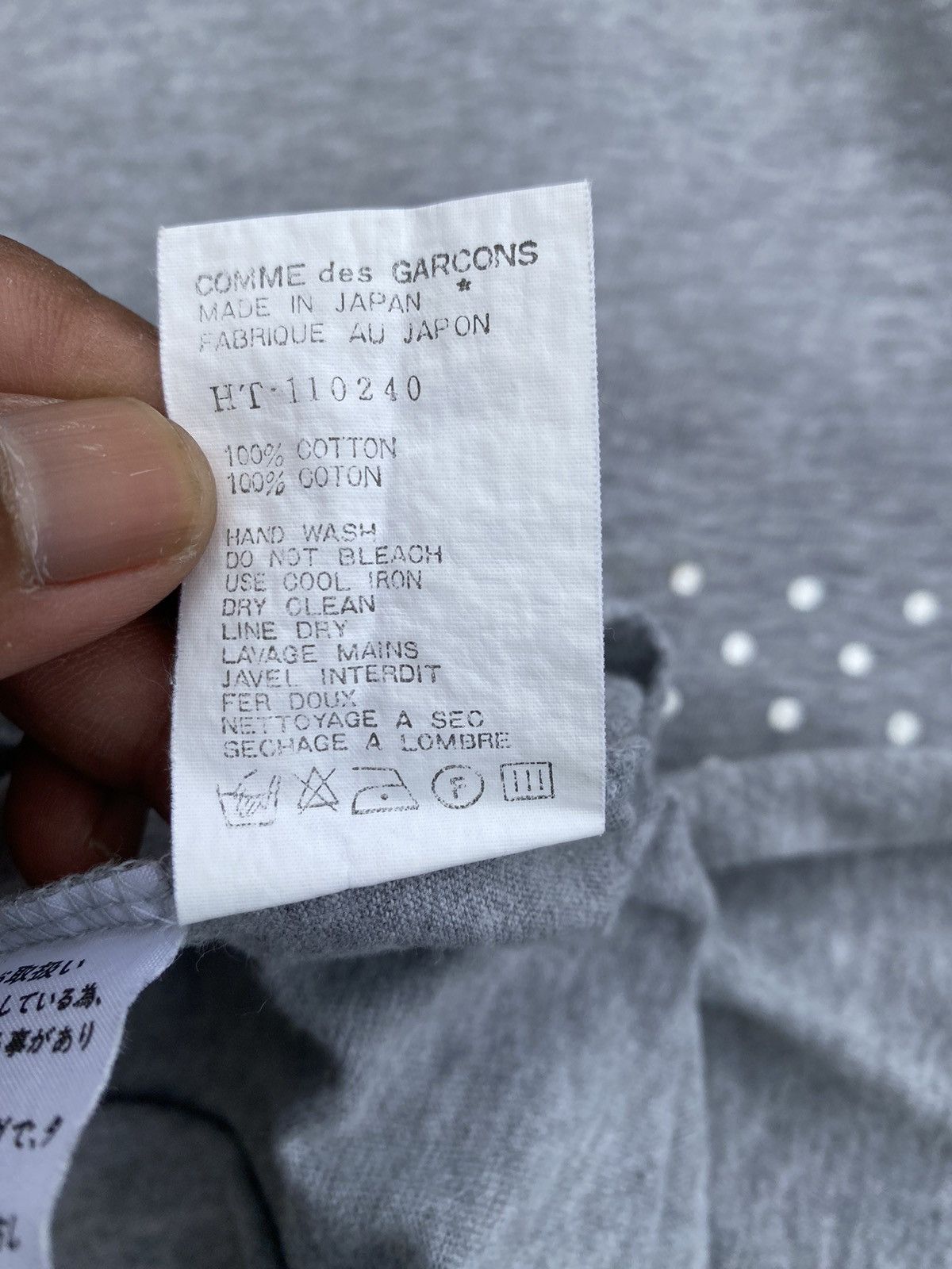 Comme des Garcons Rare Vintage 80s CDG Homme Comme Des Garcons AD 1989 Tshirt Size US L / EU 52-54 / 3 - 17 Thumbnail