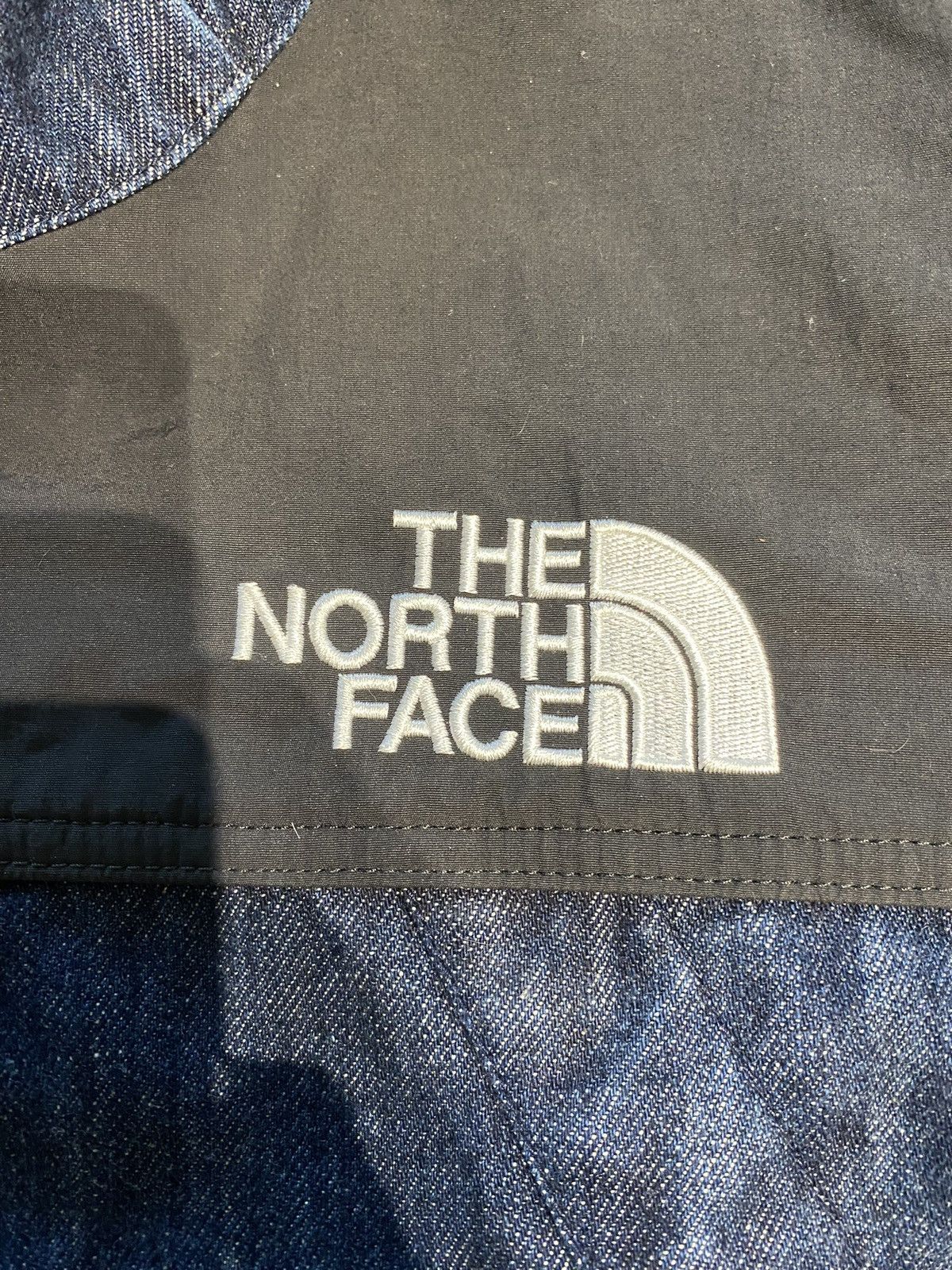 Supreme denim shot north face jacket