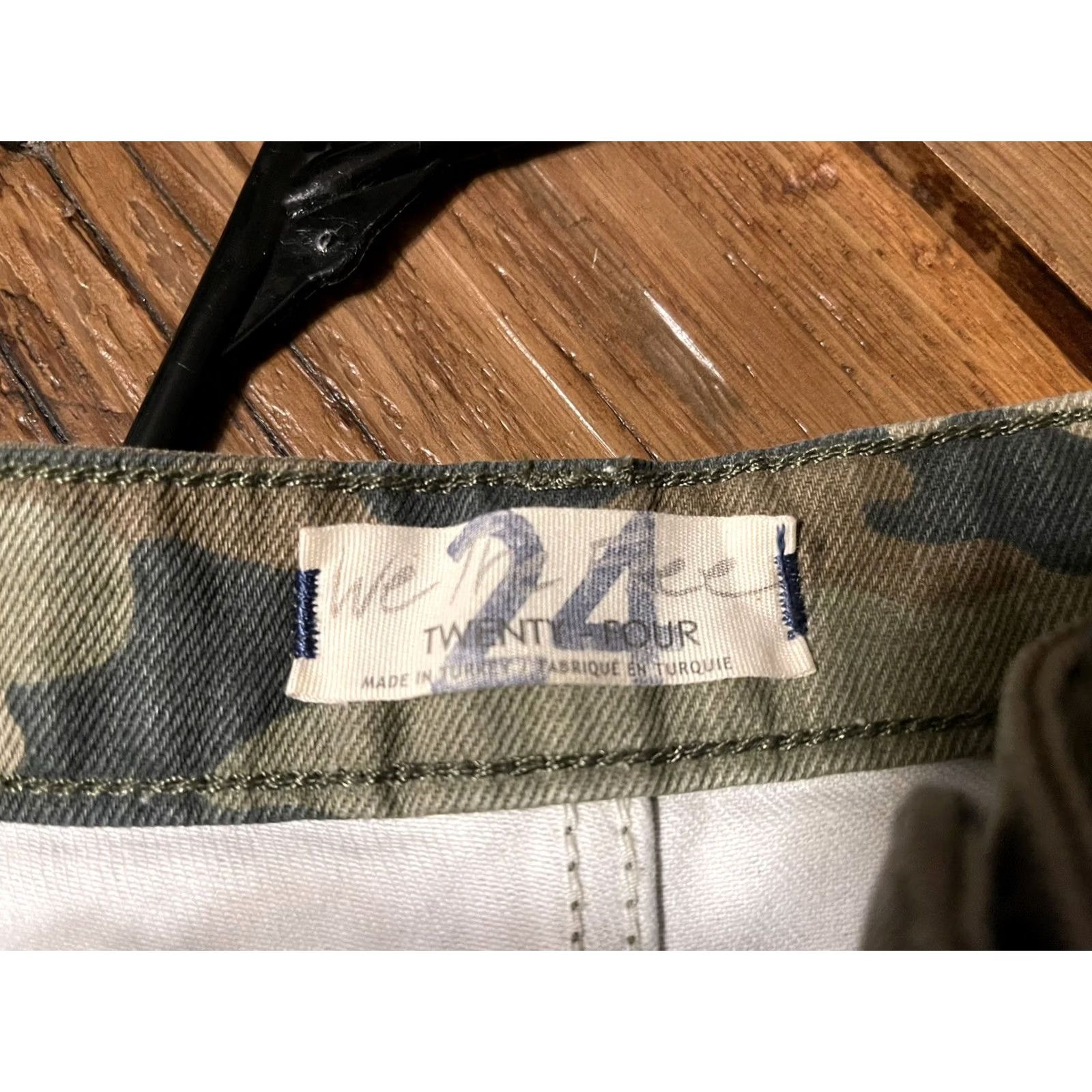 Free People Free People Remy Camo Crop Pants Moss OB957301 Wide Leg New Women's 24 Size 42" / US 20 - 4 Thumbnail