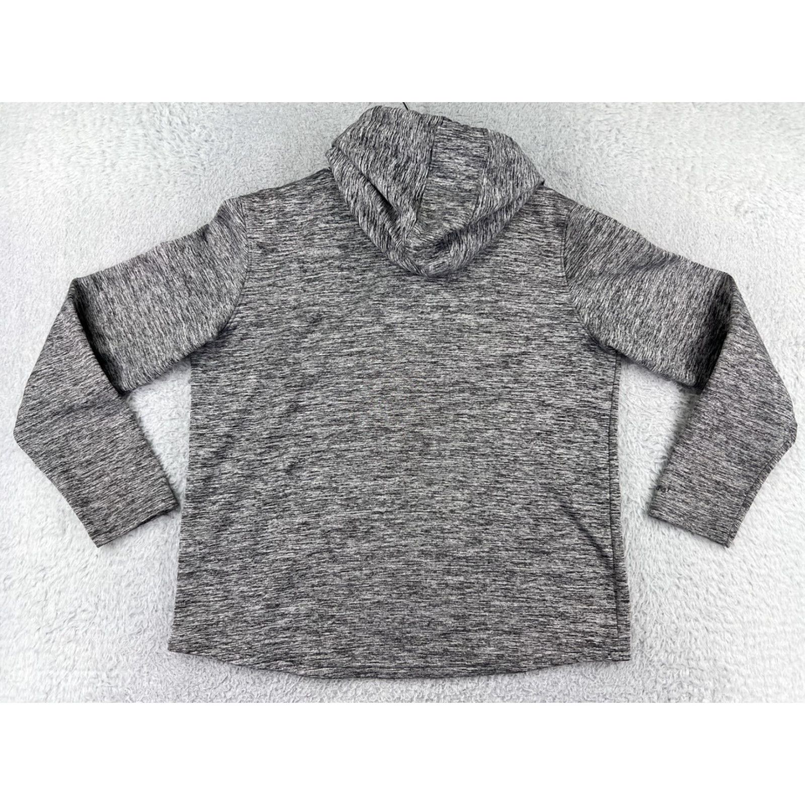 Under Armour Under Armour Hoodie Girls Extra Large Gray Pink Logo Kangaroo Pocket Pullover Size XL / US 12-14 / IT 48-50 - 2 Thumbnail