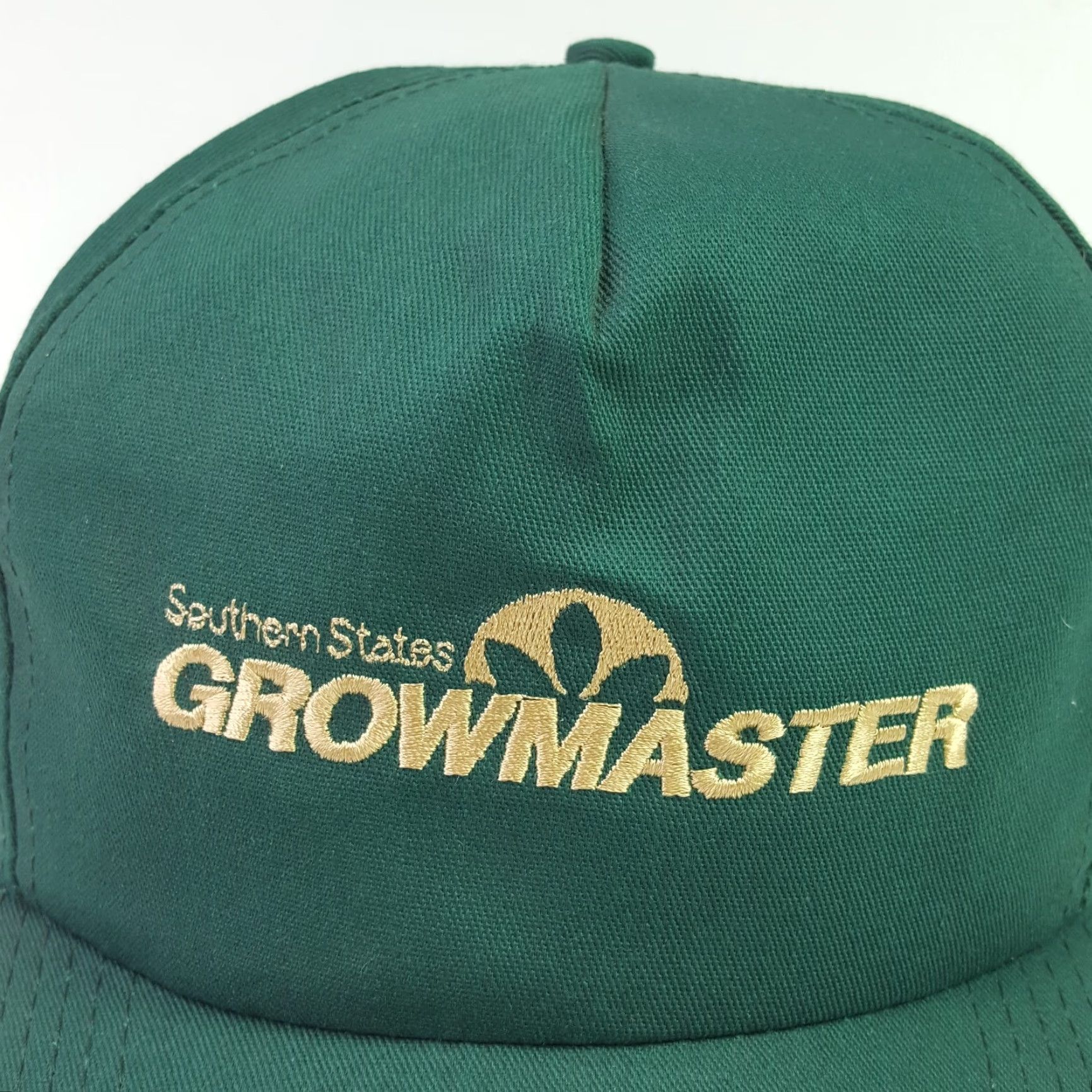 Vintage Vintage Growmaster Farmer Farm Green USA Made Trucker Hat Snapback Retro Cap Size ONE SIZE - 2 Thumbnail