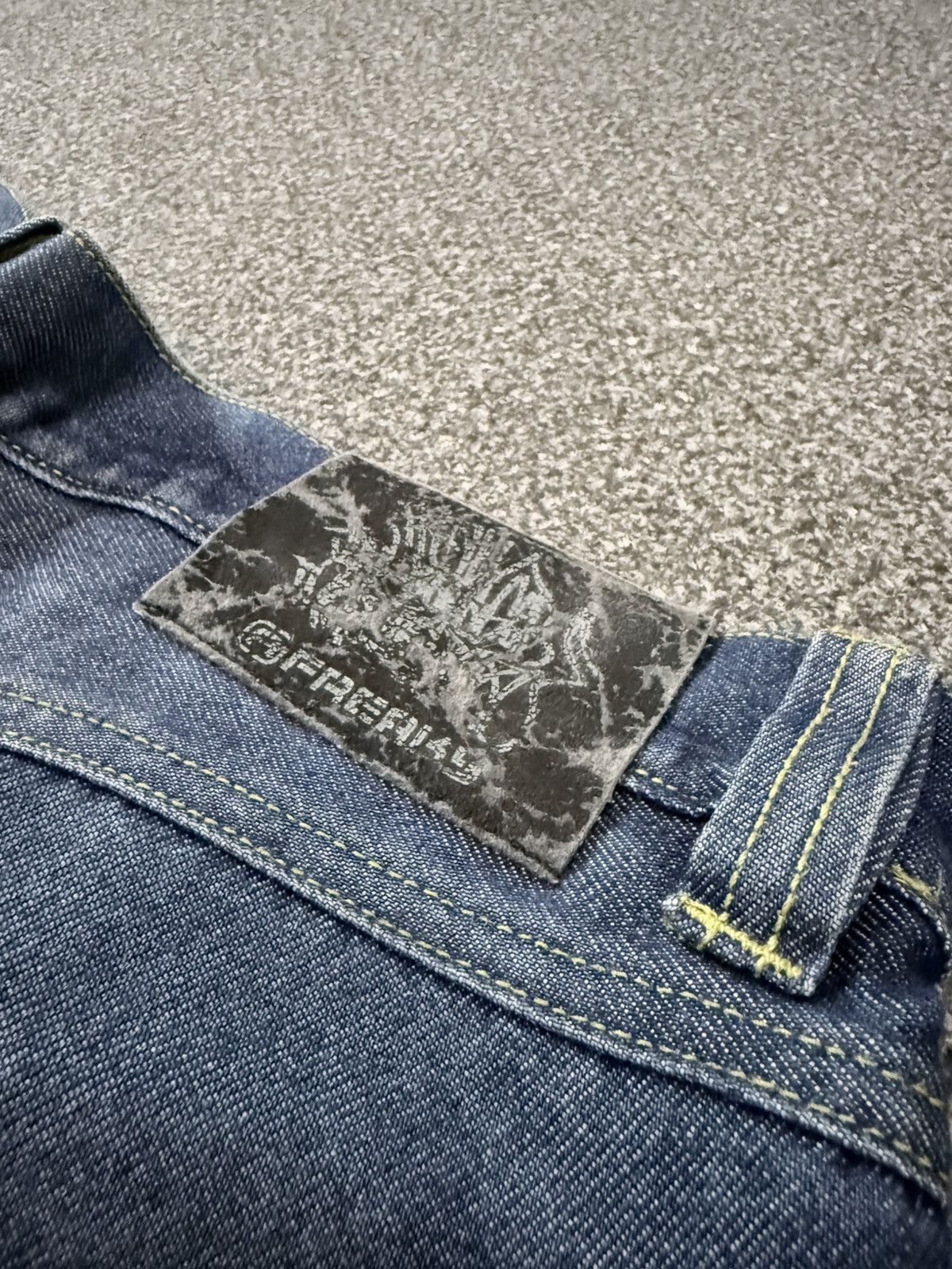 Hypebeast Archive ‼️ Baggy Frerky Soul Massive y2k Heavy Denim Jeans Size US 34 / EU 50 - 10 Thumbnail