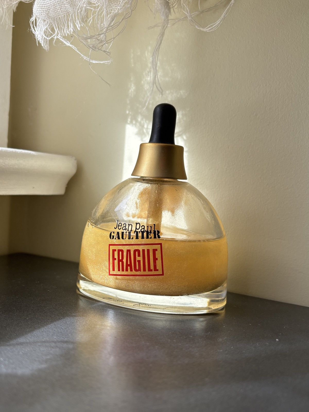 Jean Paul Gaultier × Vintage 1999 Jean Paul Gaultier Fragile Shimmering Body Oil Glitter Size ONE SIZE - 3 Thumbnail