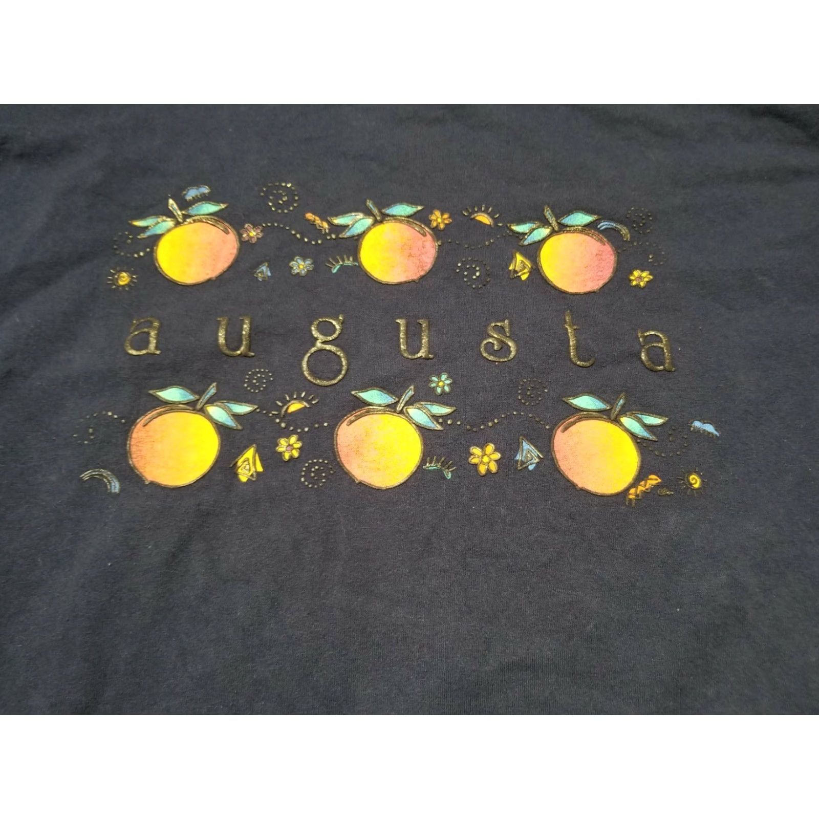 Gildan VINTAGE Gildan T-Shirt Augusta Georgia Peach Tour Souvenir 90s Graphic Crew Neck Short Sleeve XL Blue Mens Womens Size US XL / EU 56 / 4 - 3 Thumbnail