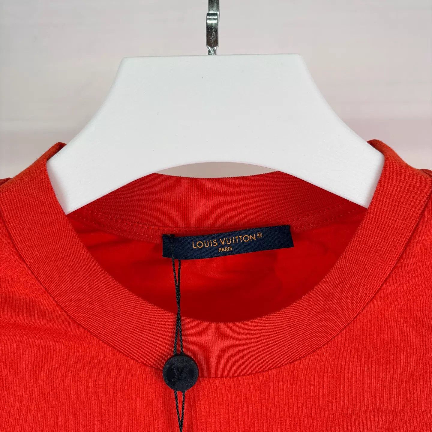 Louis Vuitton Louis Vuitton Orange Wave Logo SS Tee L Size US L / EU 52-54 / 3 - 3 Thumbnail