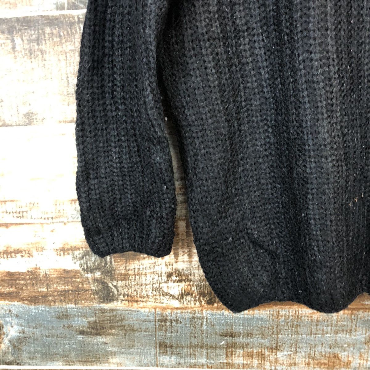 Homespun Knitwear × Japanese Brand Spica Black Knitwear #A2210 Size M / US 6-8 / IT 42-44 - 7 Thumbnail