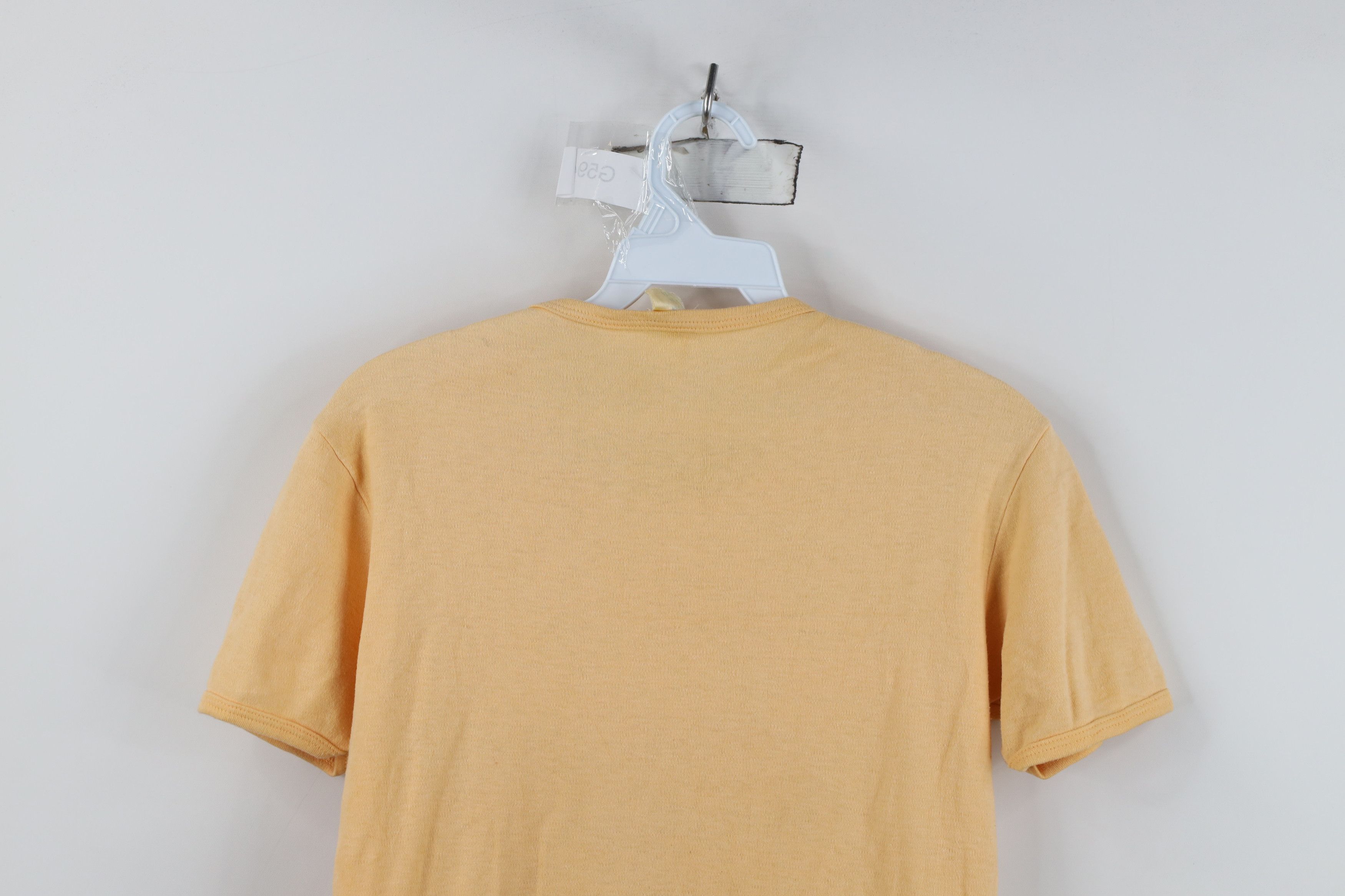 Vintage Vintage 70s 1974 Elvis Presley Ringer T-Shirt Peach Size M / US 6-8 / IT 42-44 - 14 Thumbnail