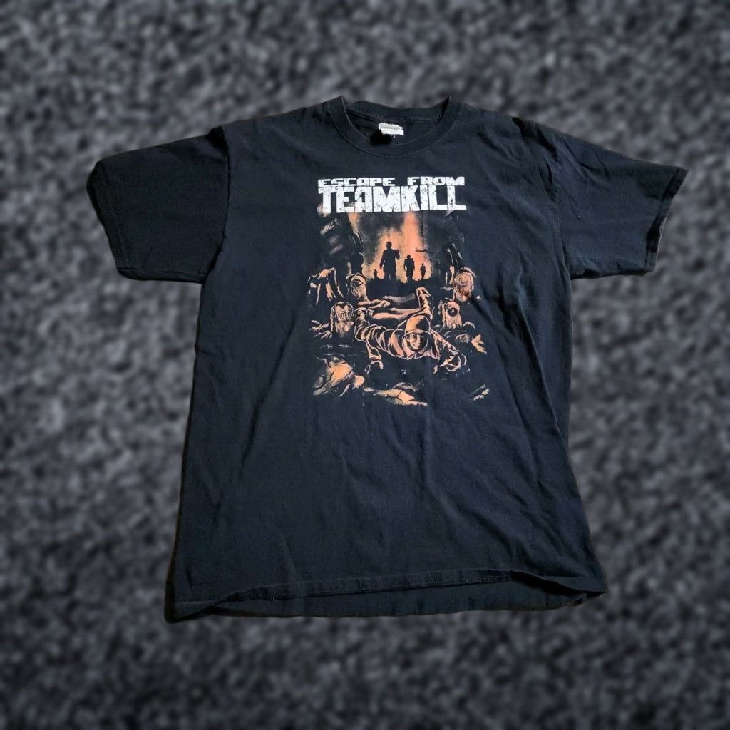 Fruit Of The Loom Mens L T-Shirt Black Fruit of the Loom Skull Graphic Print Limited Edition Regular Crew Neck Short Sleeve Shirt Size US L / EU 52-54 / 3 - 1 Thumbnail