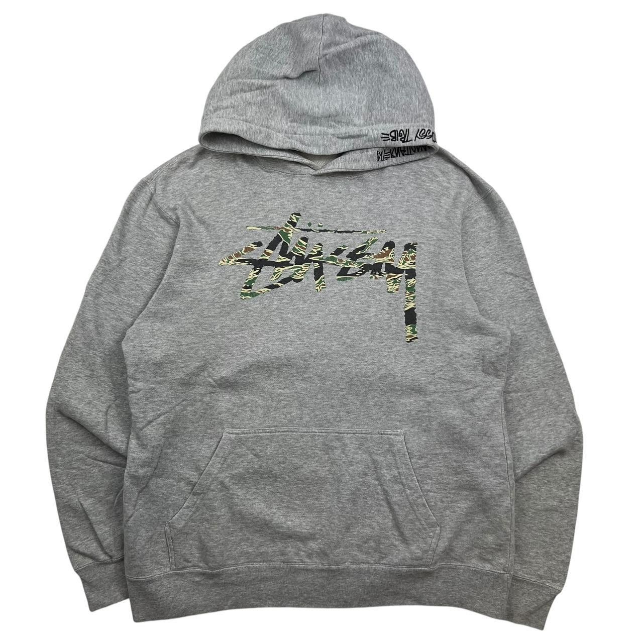 Stussy International Stussy Tribe Camo Pullover Hoodie Gray - Large Size US L / EU 52-54 / 3 - 1 Thumbnail