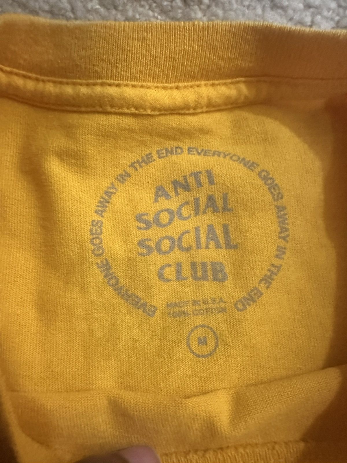 Anti Social Social Club × Cactus Plant Flea Market ASSC x CPFM tee Size US M / EU 48-50 / 2 - 3 Thumbnail