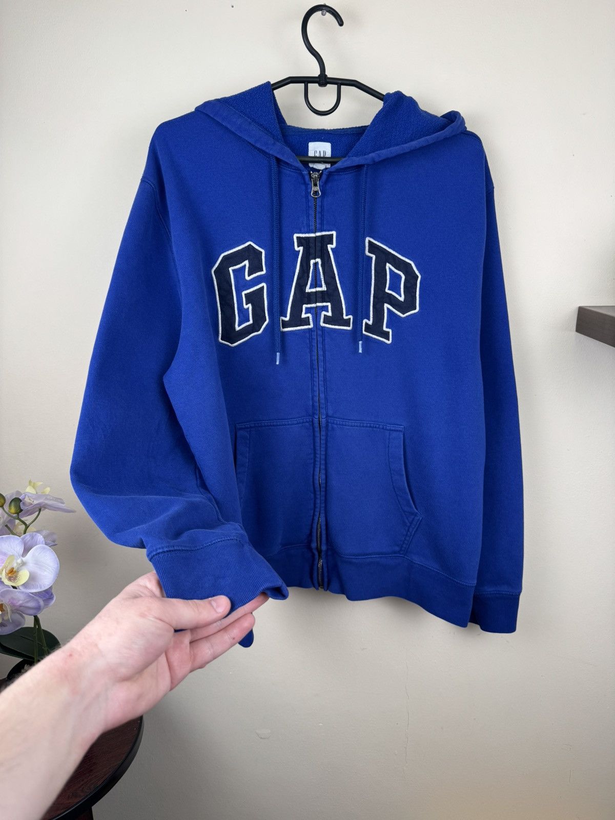 Gap Gap T shirt Blue L Hoodie Full Zip Casual Streetwear Size US L / EU 52-54 / 3 - 7 Thumbnail
