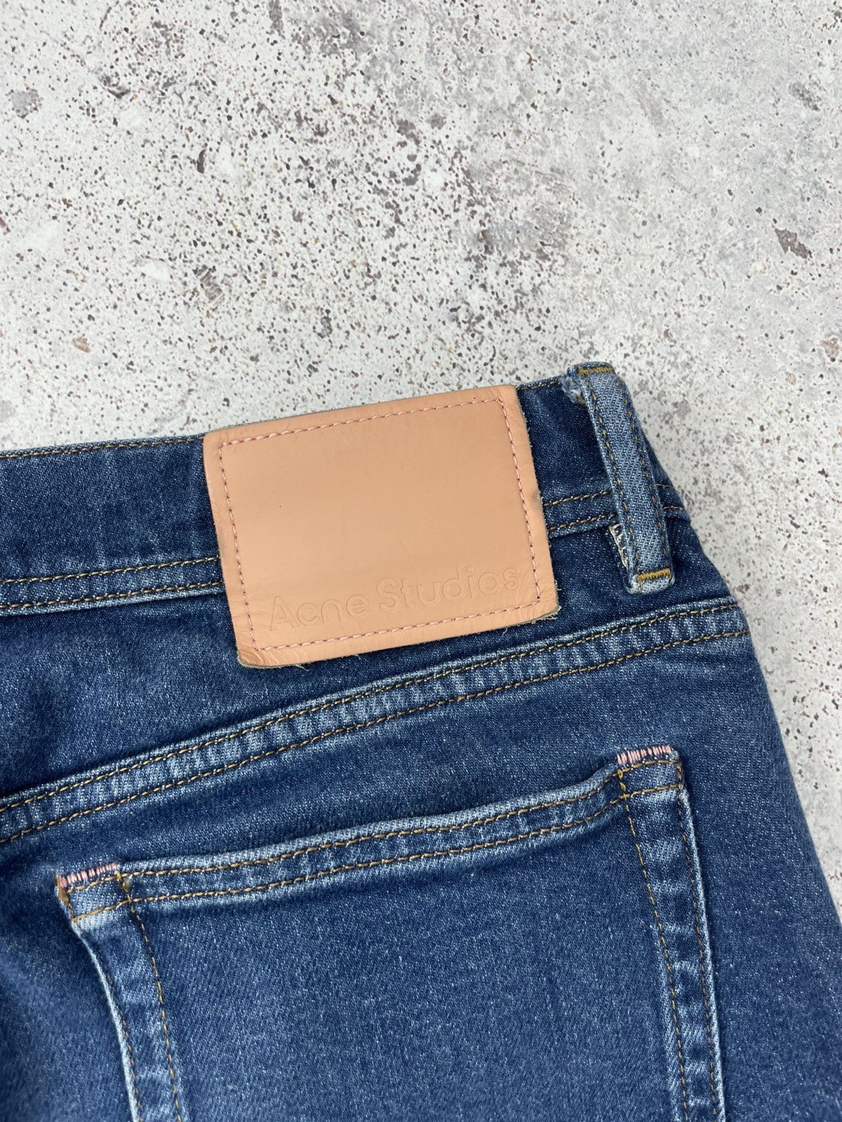 Acne Studios Acne Studios Skinny Fit Jeans North-Dark Blue Size US 30 / EU 46 - 10 Thumbnail