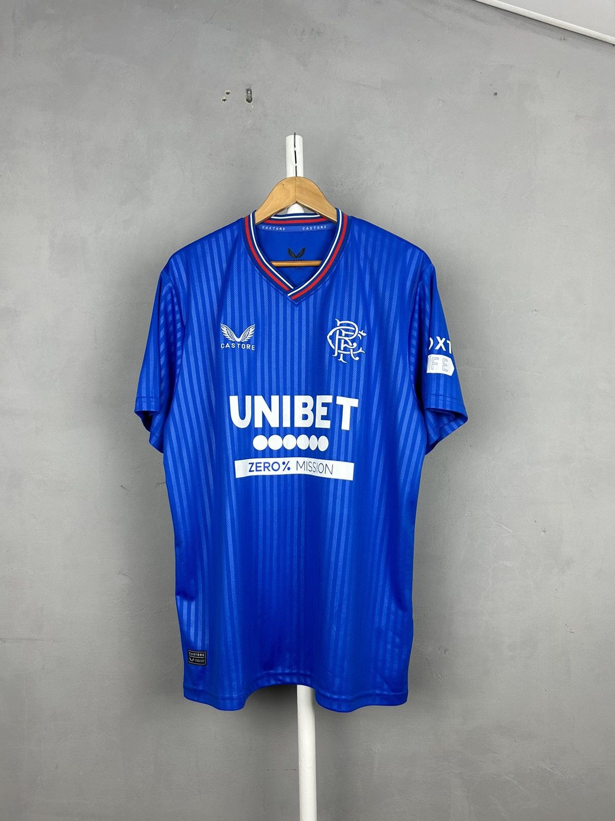 Castore RANGERS 2023 2024 HOME FOOTBALL SHIRT SOCCER JERSEY Size US XXL / EU 58 / 5 - 1 Thumbnail