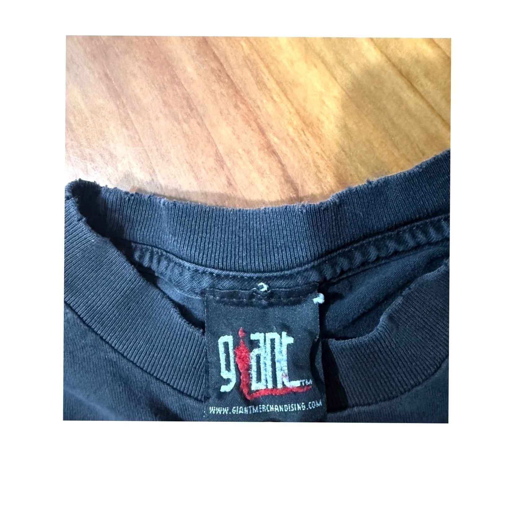 Vintage VINTAGE Giant T-Shirt Men Medium Black 90s Distressed Crew Neck Y2k Lateralus 2001 Band Giant Shirt Mens Size US M / EU 48-50 / 2 - 6 Thumbnail