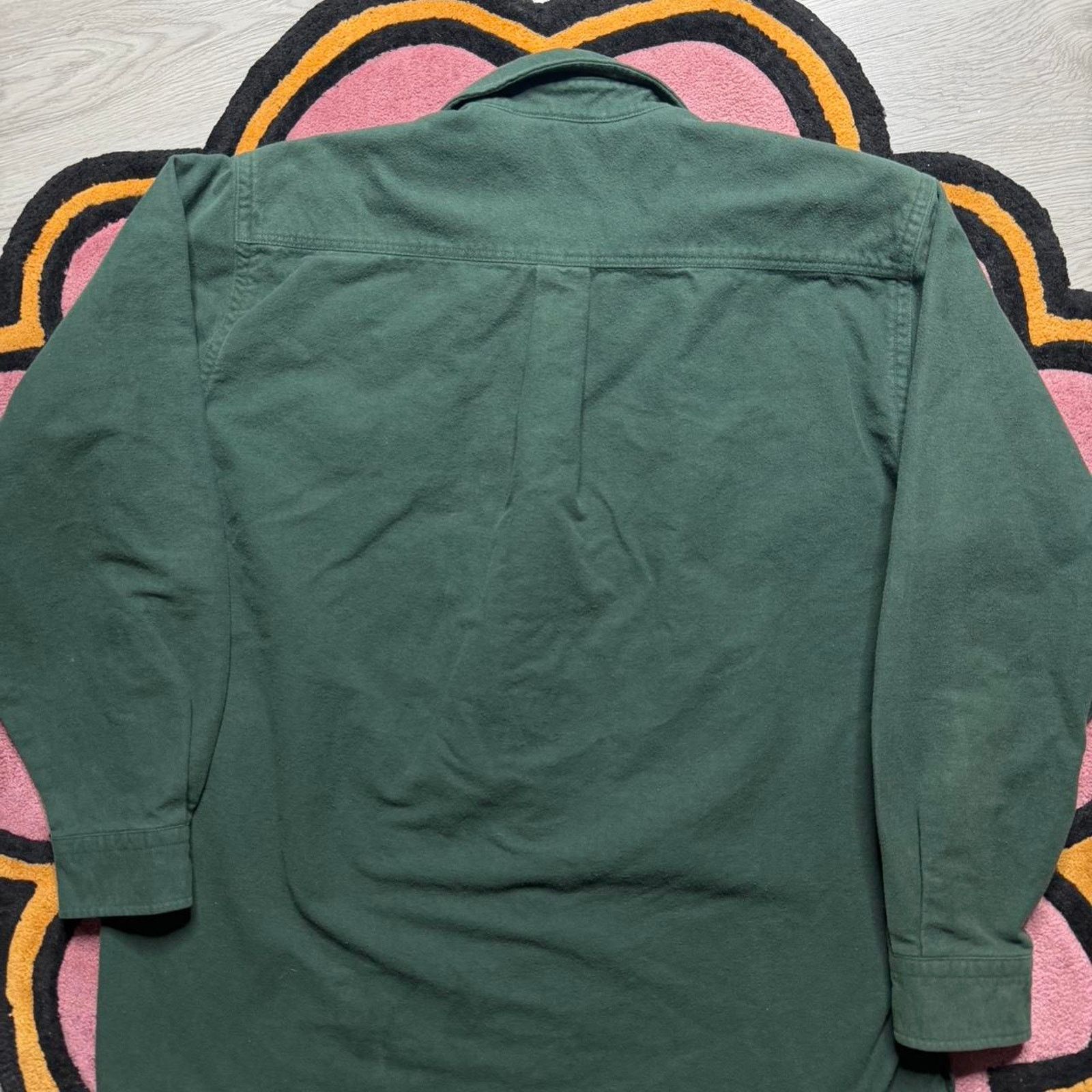 Eddie Bauer Eddie Bauer Casual Button Up Flannel Shirt Size Large Green Size US L / EU 52-54 / 3 - 8 Thumbnail