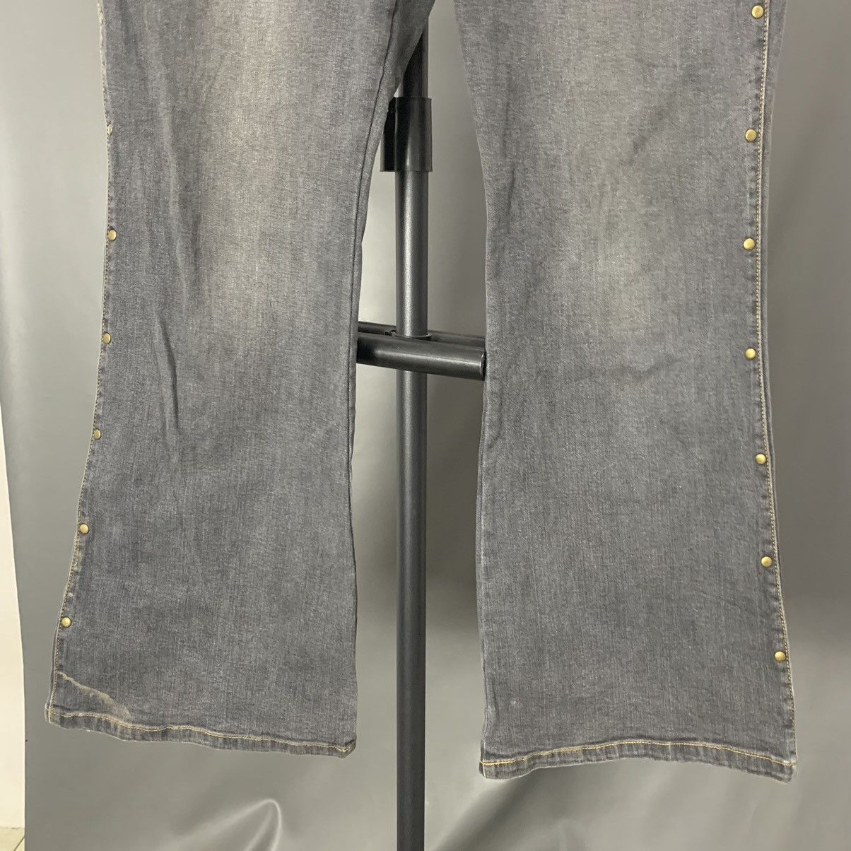 Hysteric Glamour × If Six Was Nine × Japanese Brand Vtg Japanese Boot cut Denim Flare Studded Flare Pant Size US 32 / EU 48 - 2 Thumbnail