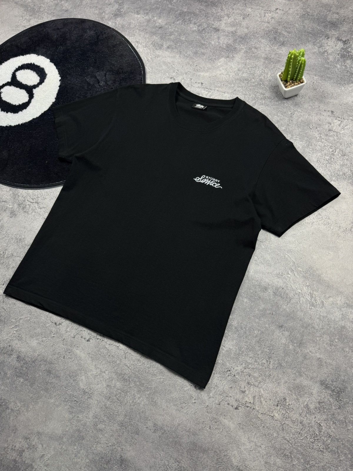 Stussy Stüssy Service Script Logo T-Shirt - Old Stock Style Graphic Size US M / EU 48-50 / 2 - 4 Thumbnail