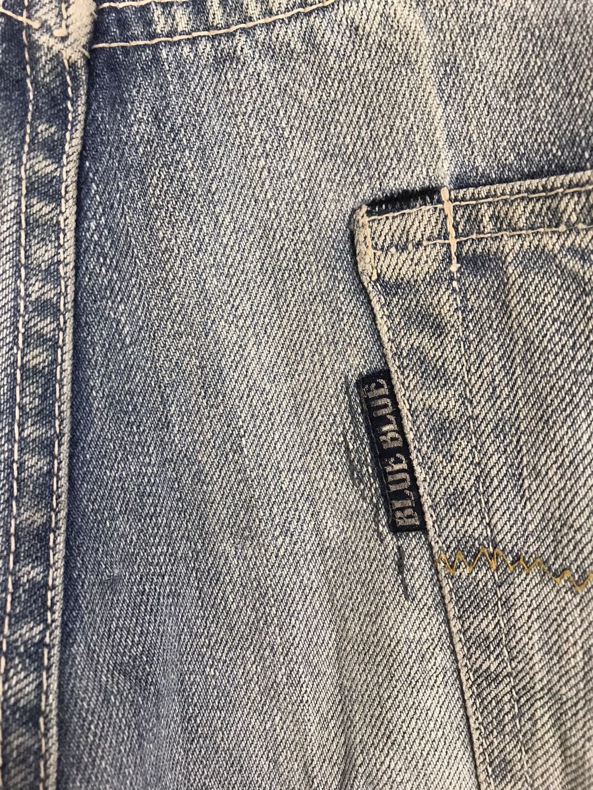 Blue Blue Japan Blue Blue Japanese Brand Beauty Faded Denim Straight Cut Size US 33 - 9 Thumbnail
