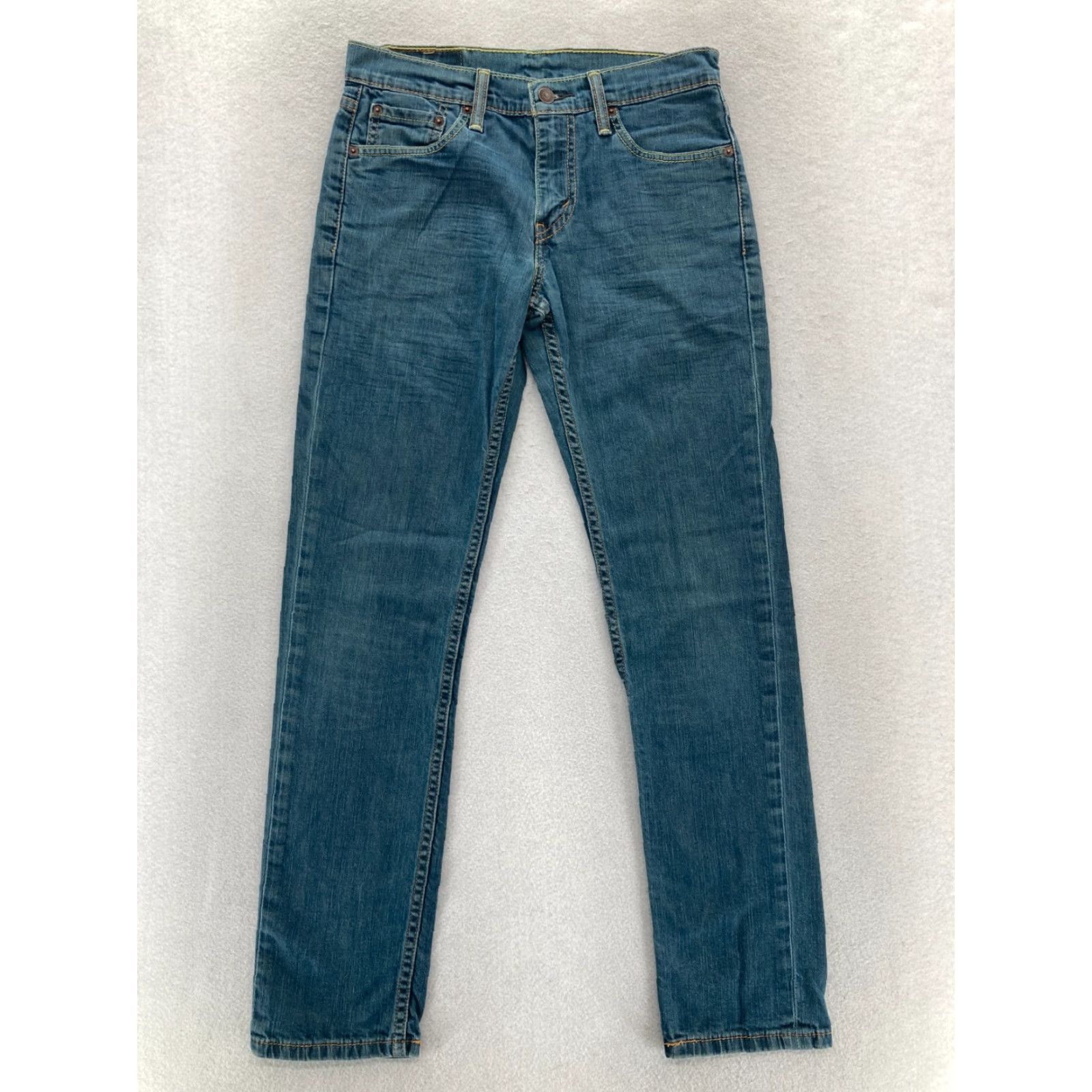 Levi's Levi's 511 Jeans Mens 29x30 Slim Straight Leg Blue Stretch Denim Mid Rise Casual Size US 29 - 2 Thumbnail