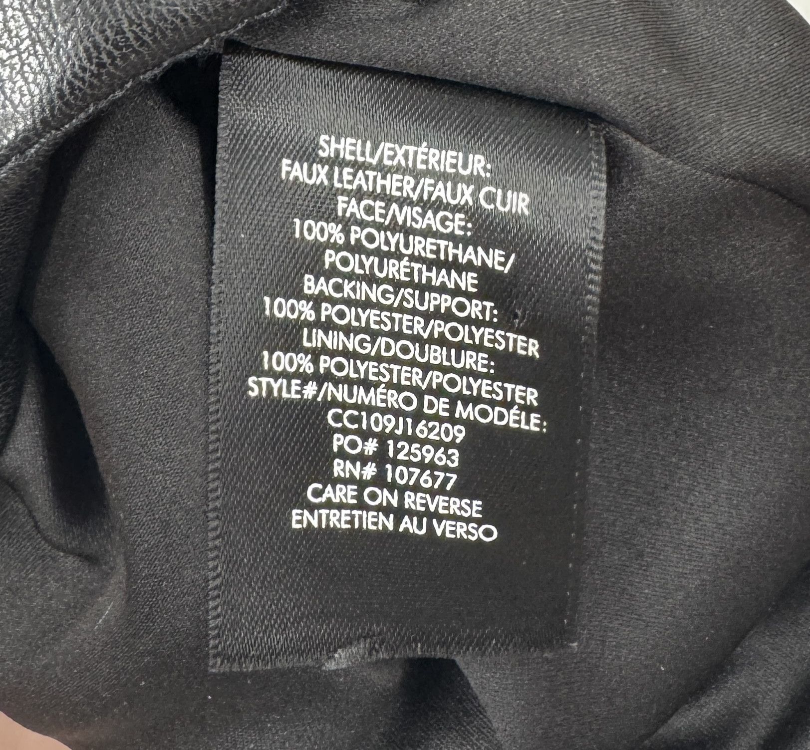 Alice + Olivia Alice Olivia Jacket Vegan Leather Oversized Shacket Black Size M / US 6-8 / IT 42-44 - 7 Thumbnail