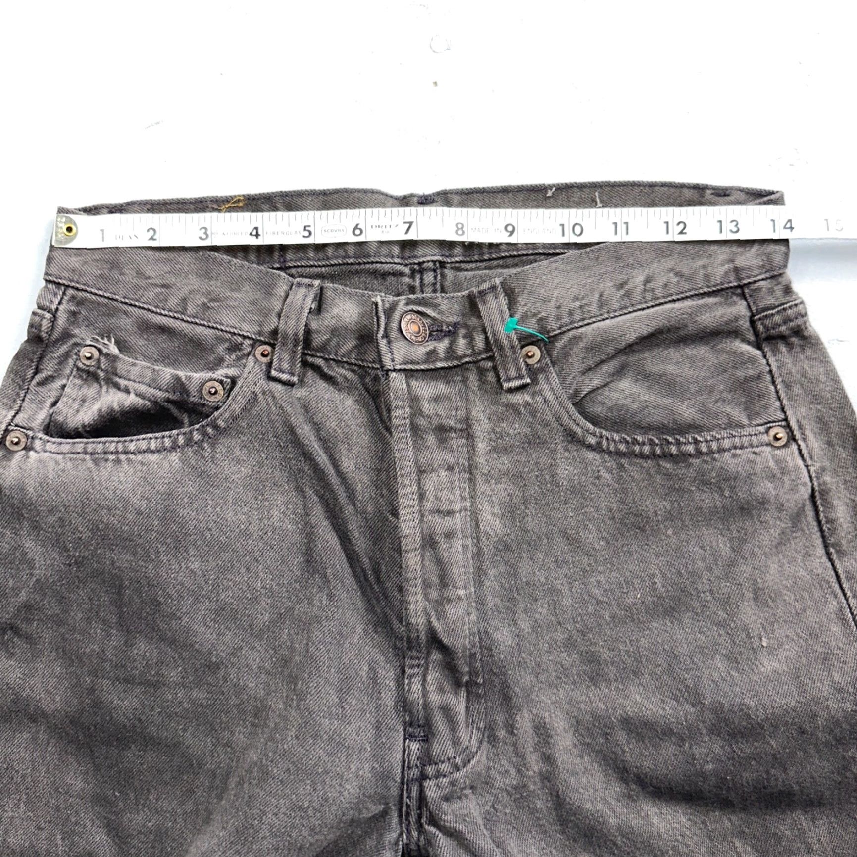 Levi's VINTAGE Levi's 501 Jeans Men Adult Regular Fit Straight Leg 28x31 Black 80s 90s Denim Size US 28 / EU 44 - 7 Thumbnail