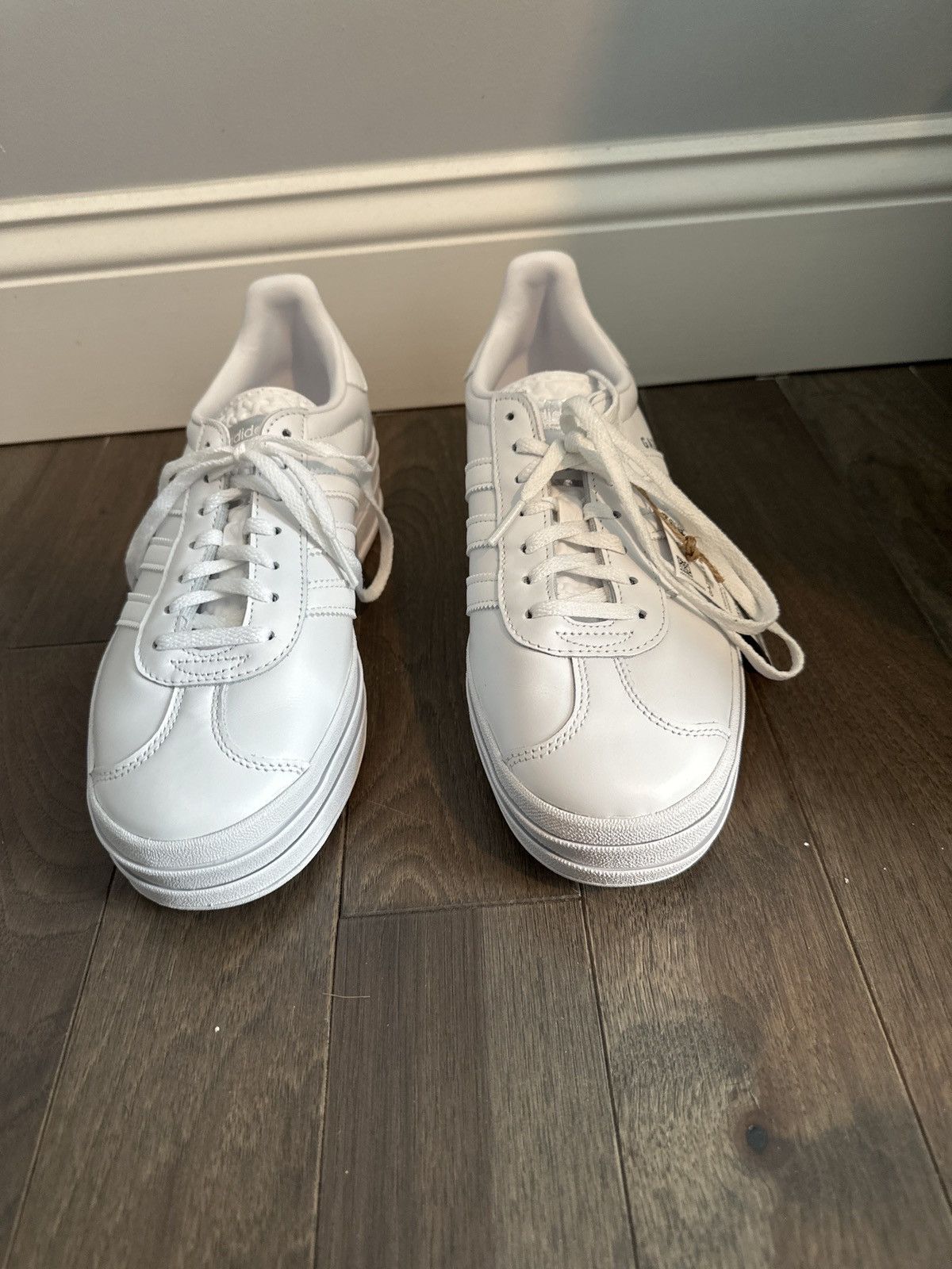 Adidas Adidas Gazelle Bold ‘Triple White’ Size US 9 / IT 39 - 2 Thumbnail