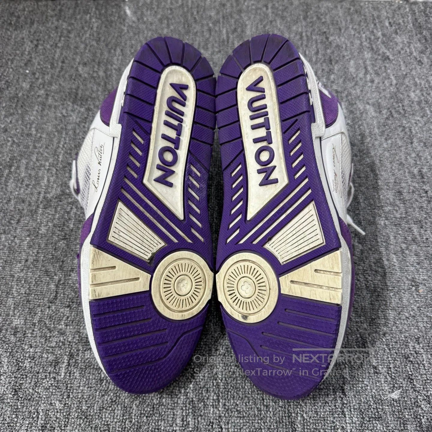 Louis Vuitton Purple High-Top Sneakers Size 7.5. Size US 7.5 / EU 40-41 - 4 Thumbnail