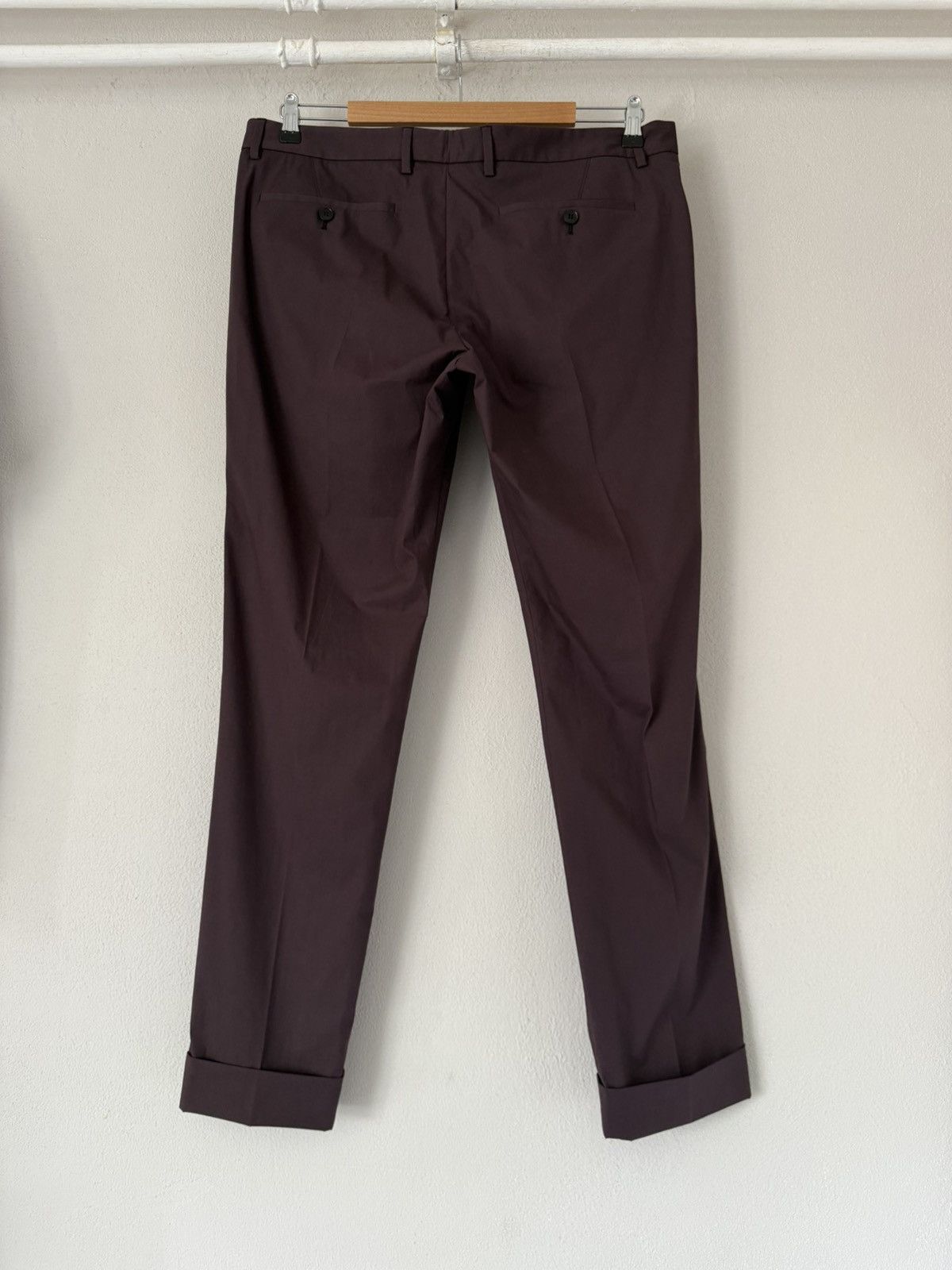 Gucci Slim Cotton Trousers with Leather Horsebit Detail Size US 36 / EU 52 - 6 Thumbnail
