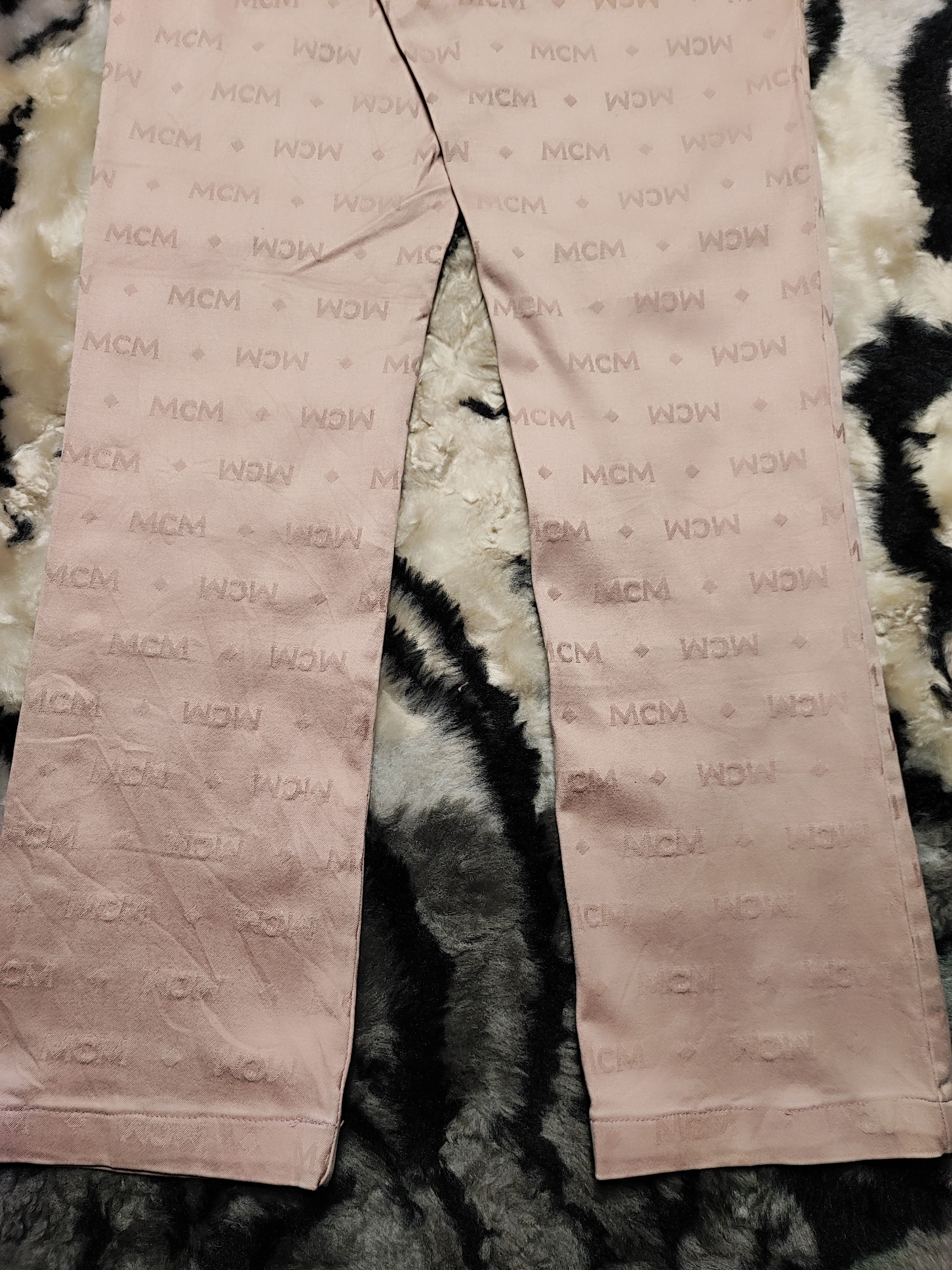 Jean × MCM MCM Jeans Rose Gold Fully Monogram Size 24" / US 00 / IT 34 - 8 Thumbnail