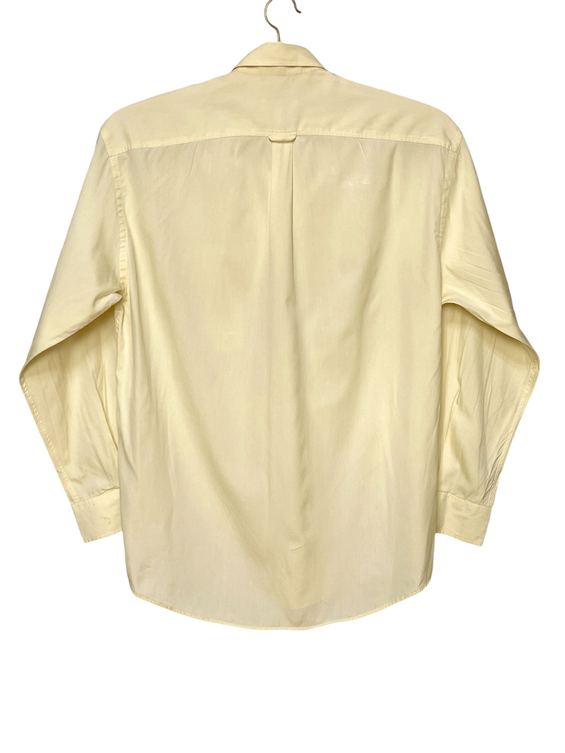 🔥 YSL Yves Saint Laurent shirt size M yellow cotton