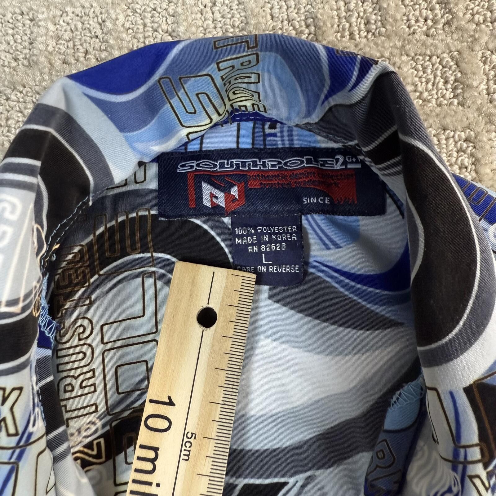 Southpole Y2K Southpole Abstract Button Up Shirt Large Size US L / EU 52-54 / 3 - 3 Thumbnail