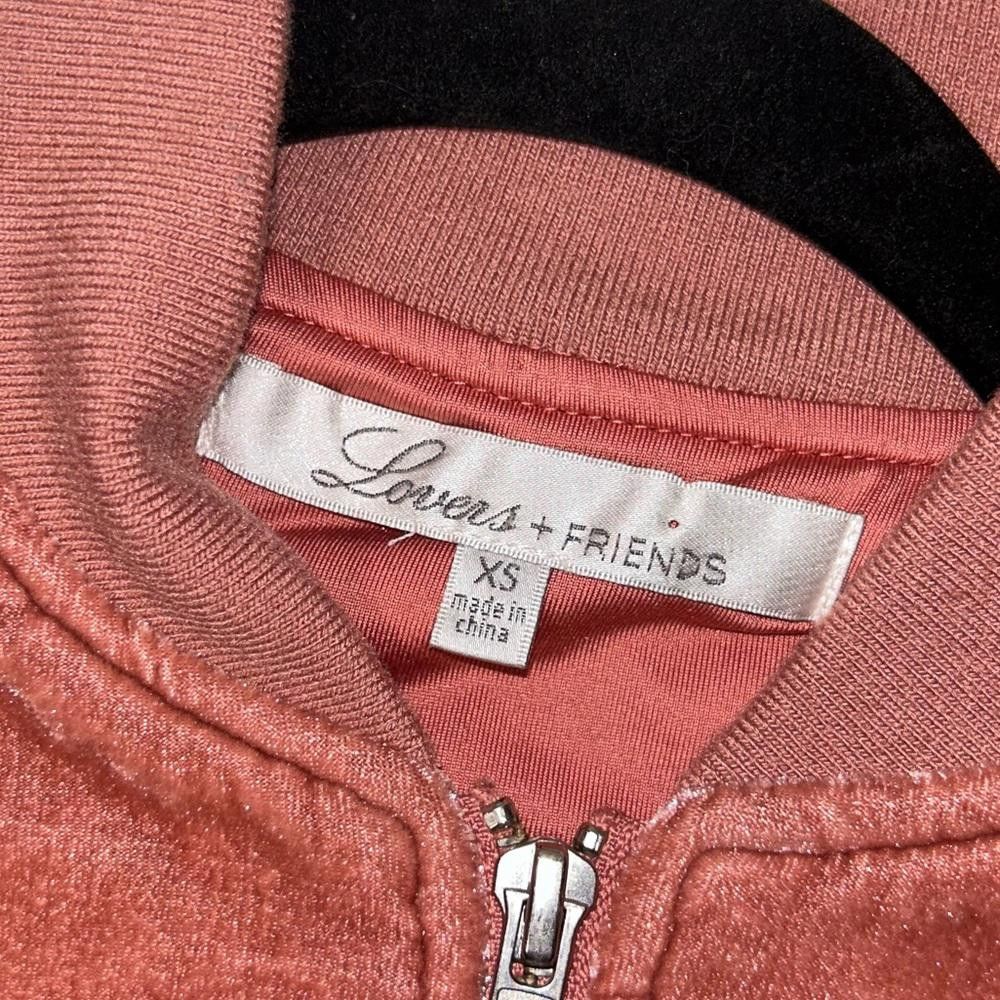 Designer Lovers + Friends l Velvet Bomber Jacket XS Size XS / US 0-2 / IT 36-38 - 8 Thumbnail