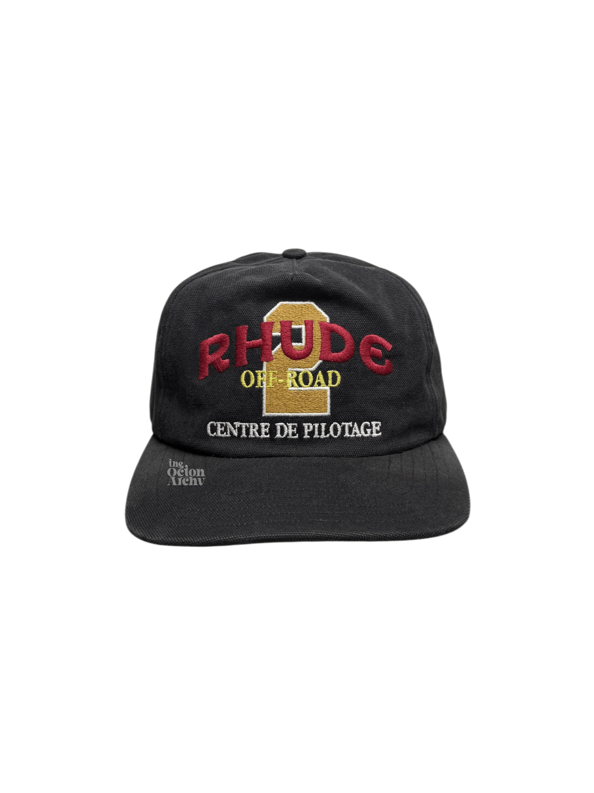 Rhude Rhude Off Road Washed Canvas Snapback Hat 'Black' FW23 Size ONE SIZE - 1 Thumbnail