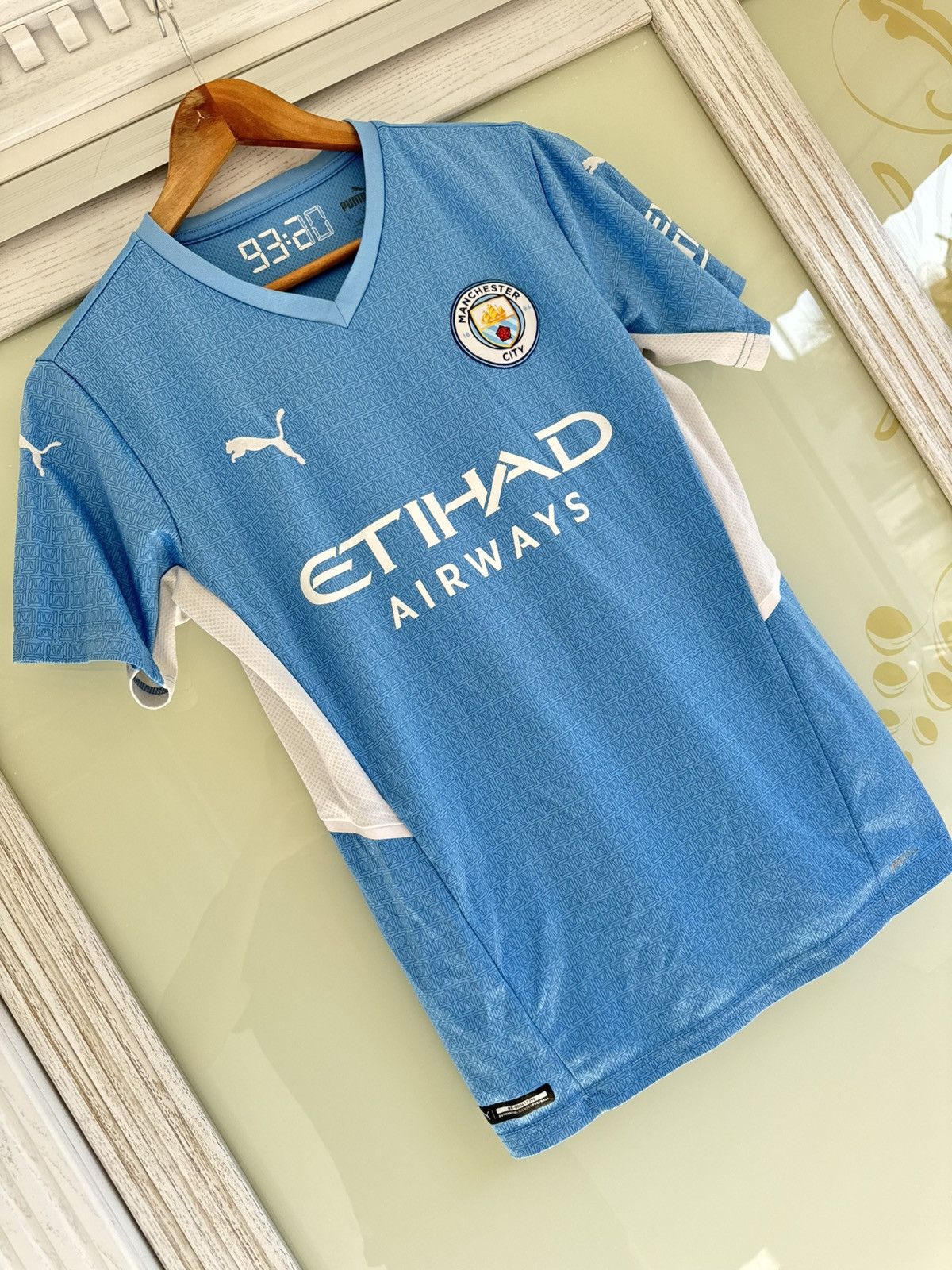 Puma Manchester City 2021-2022 Home Soccer Jersey Football Shirt Size US S / EU 44-46 / 1 - 4 Thumbnail