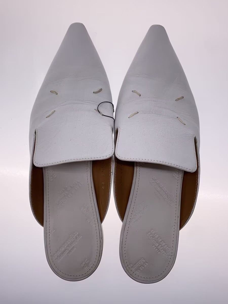 Maison Margiela Stich Leather Slip On Heels Size US 5 / IT 35 - 3 Thumbnail