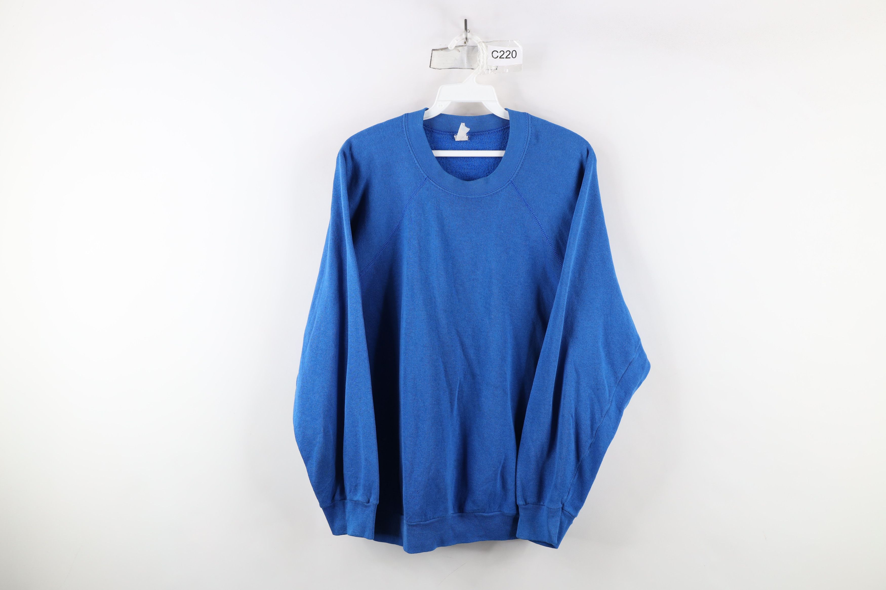 Vintage Vintage 80s 90s Streetwear Crewneck Sweatshirt Royal USA Size XL / US 12-14 / IT 48-50 - 1 Thumbnail
