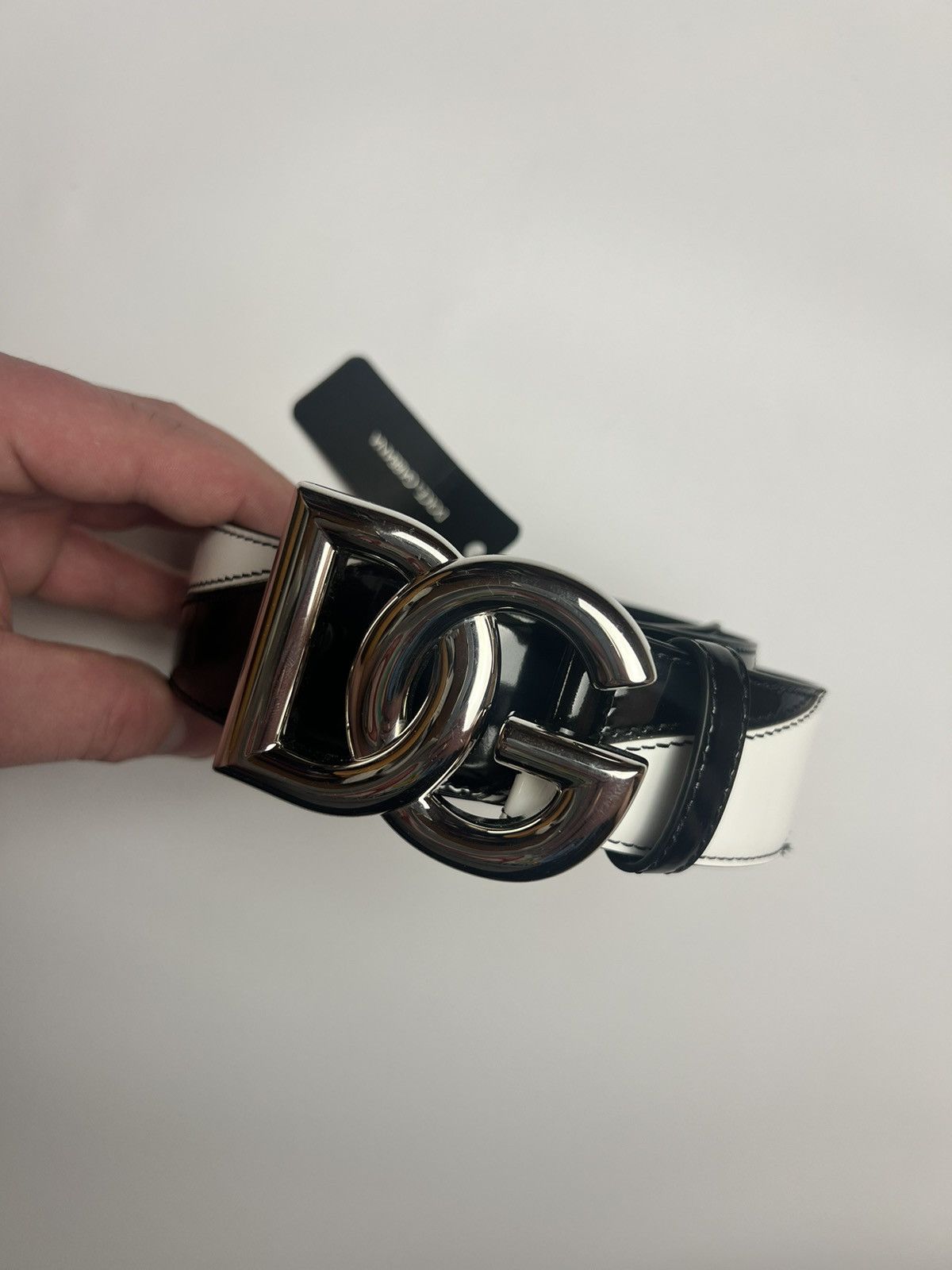 Dolce & Gabbana Dolce & Gabbana Black/White Zebra Belt Size ONE SIZE - 13 Thumbnail