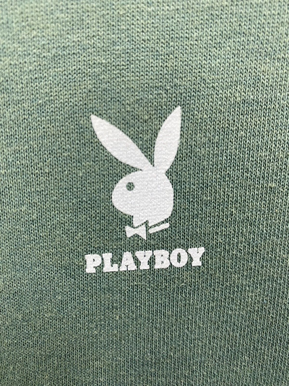 Playboy Playboy Sweatshirt Center Logo Sun Faded Light Cotton Size L Size US L / EU 52-54 / 3 - 6 Thumbnail